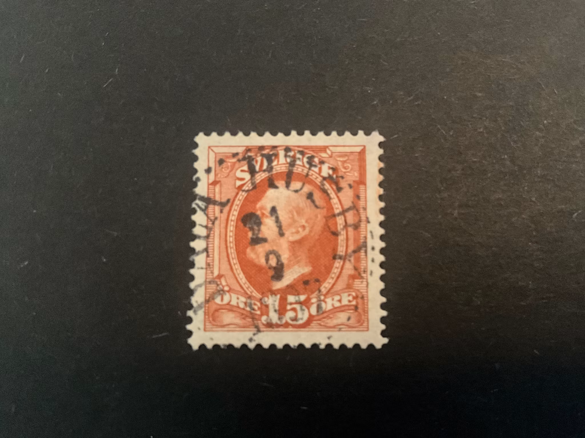 Oscar II facit 55 praktstämplat DALA HUSBY