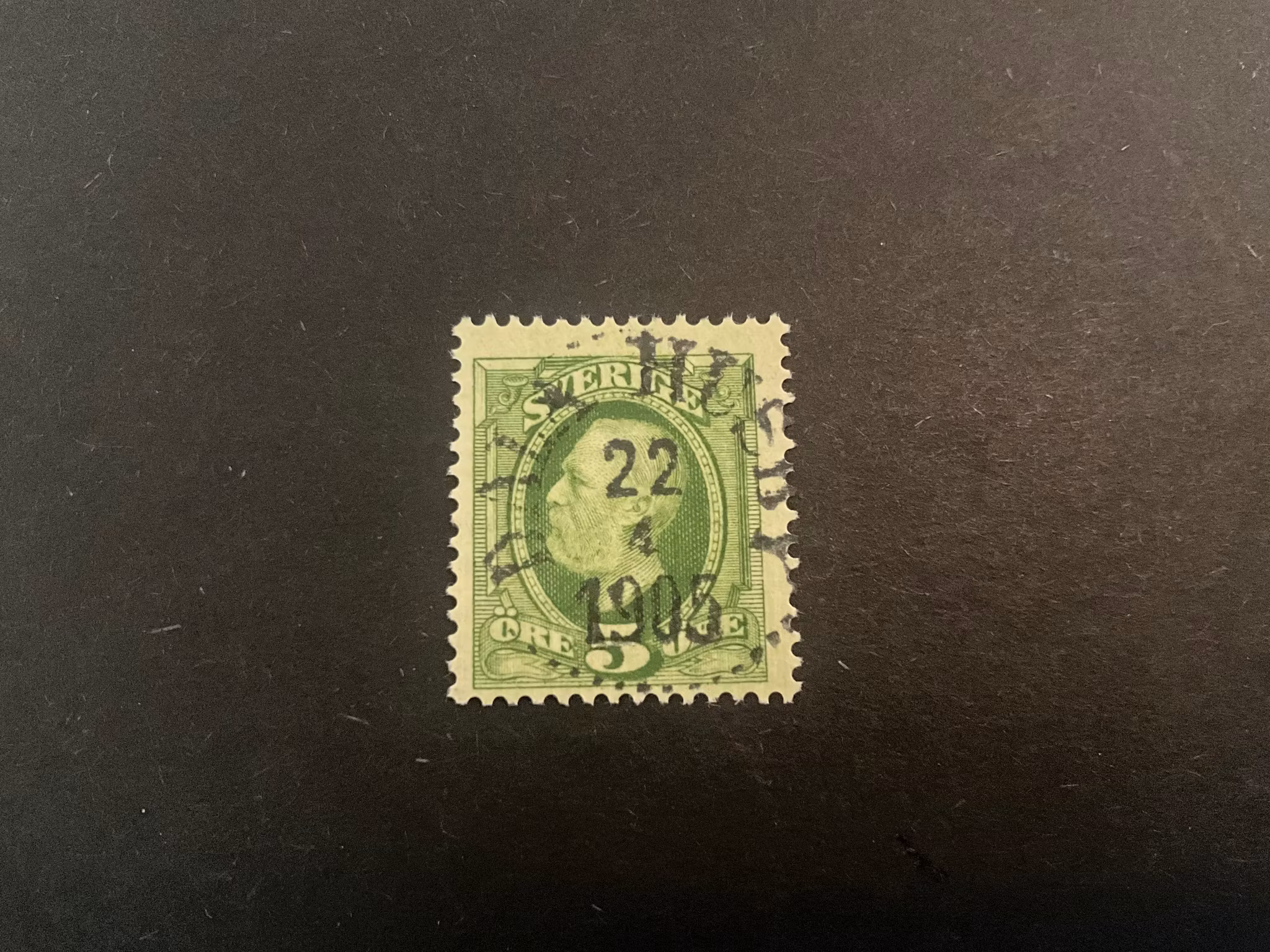 Oscar II facit 52 praktstämplat DALA HUSBY