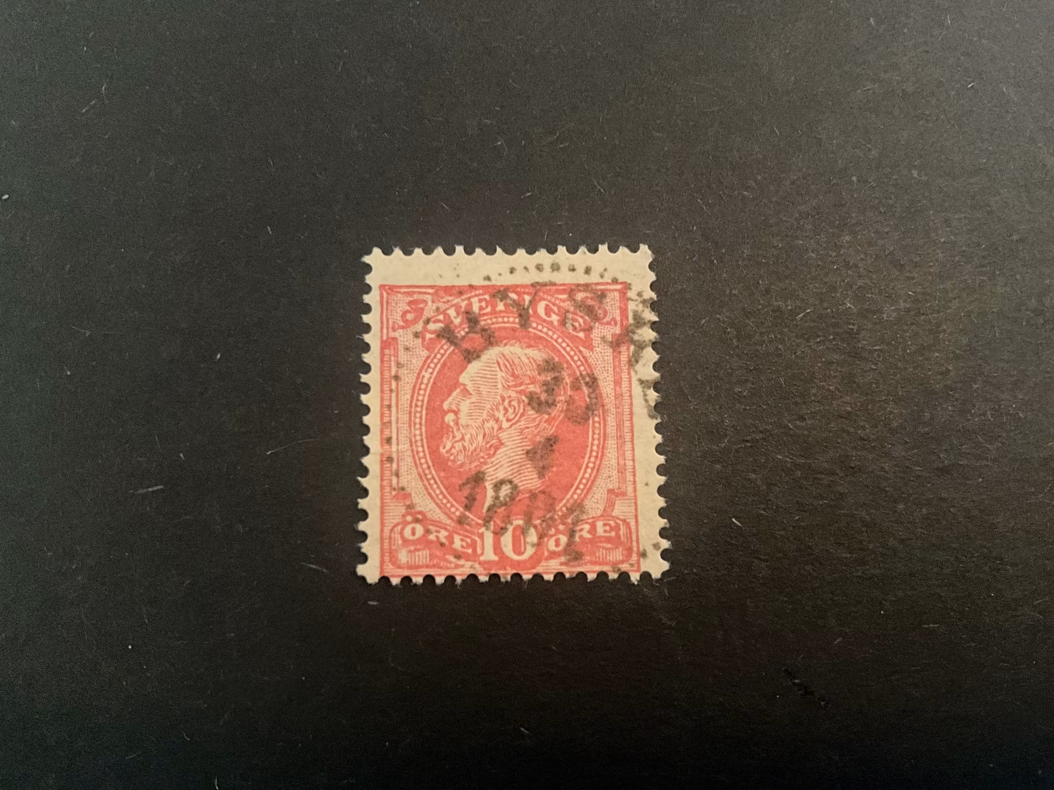 Oscar II facit 45 praktstämplat BYSKE