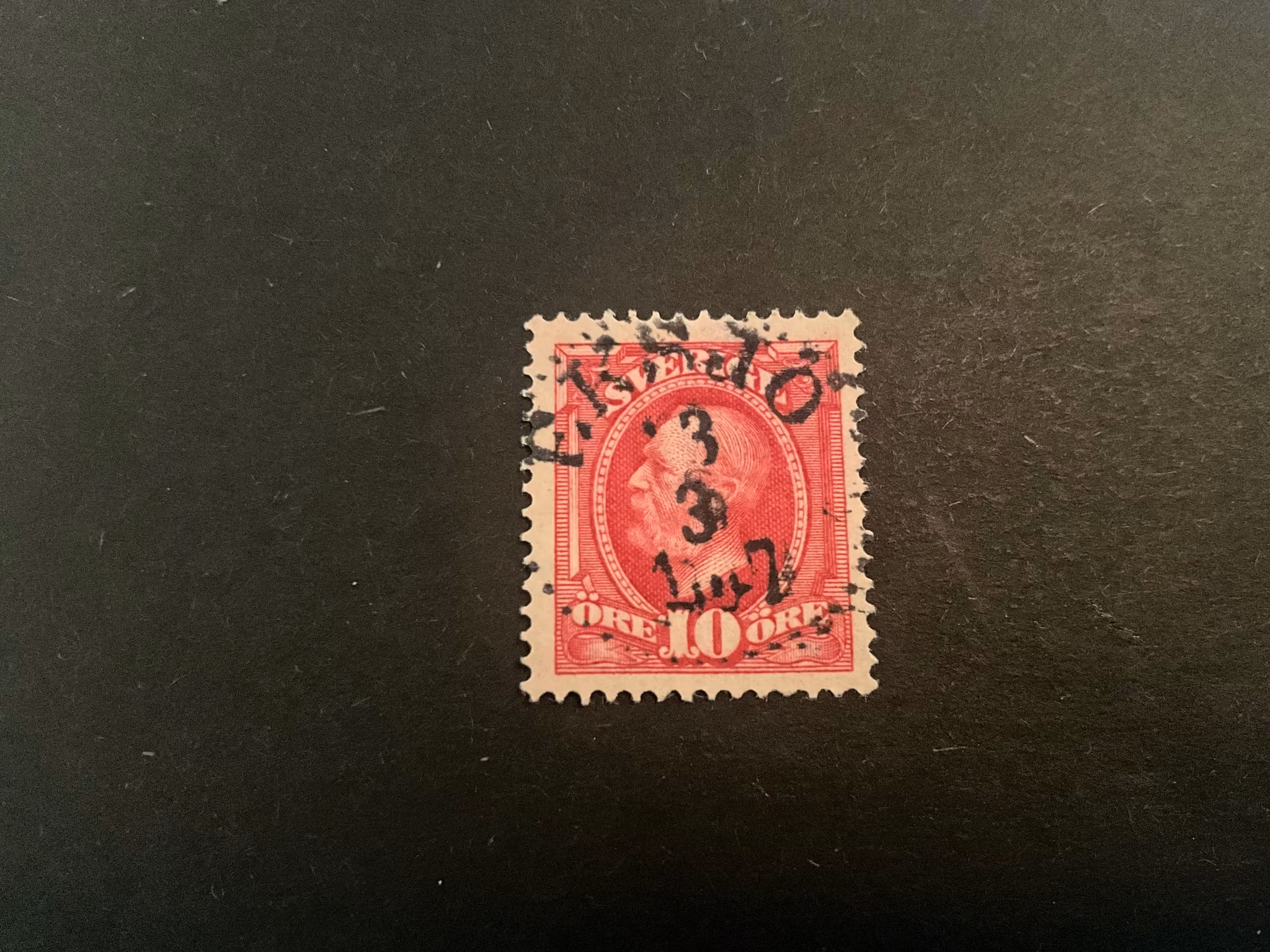 Oscar II facit 54 praktstämplat EKSJÖ