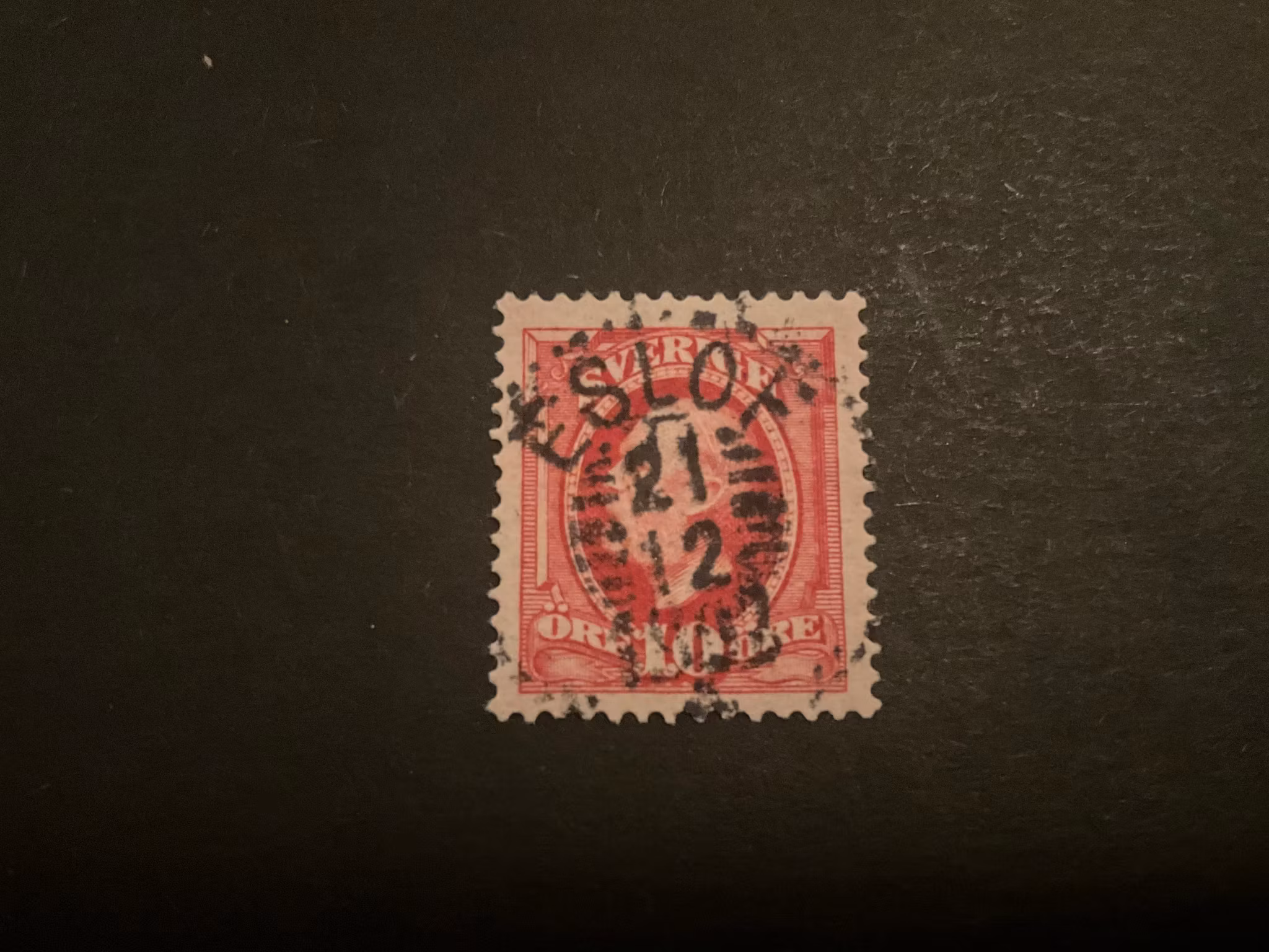 Oscar II facit 54 praktstämplat ESLÖF