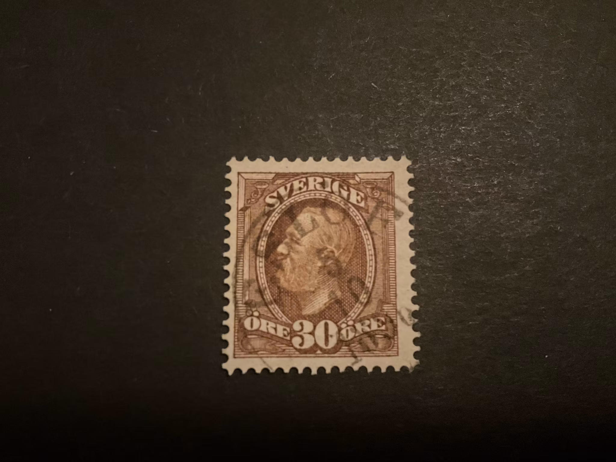 Oscar II facit 58 praktstämplat ESLÖF