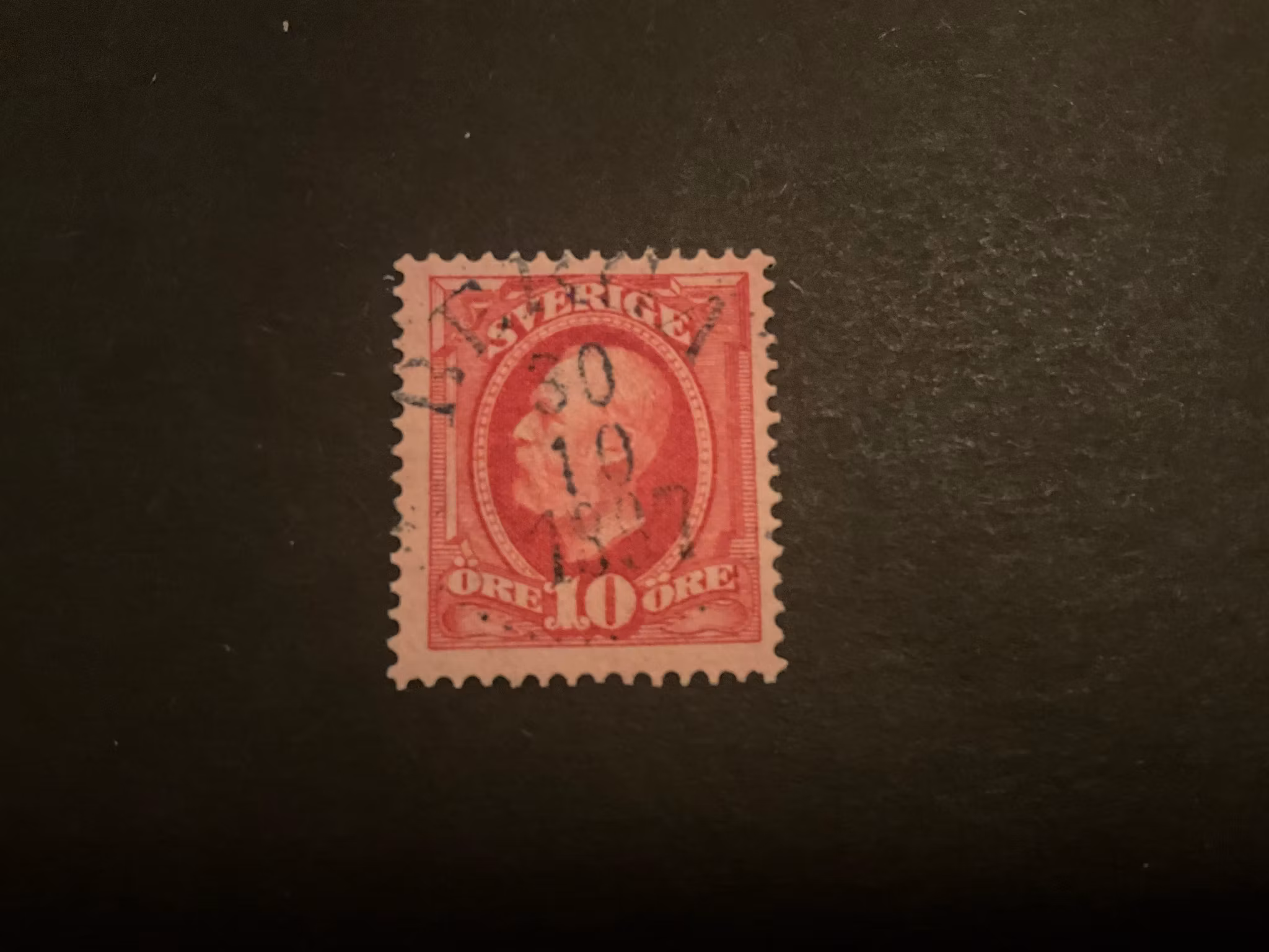 Oscar II facit 54 praktstämplat BERGA