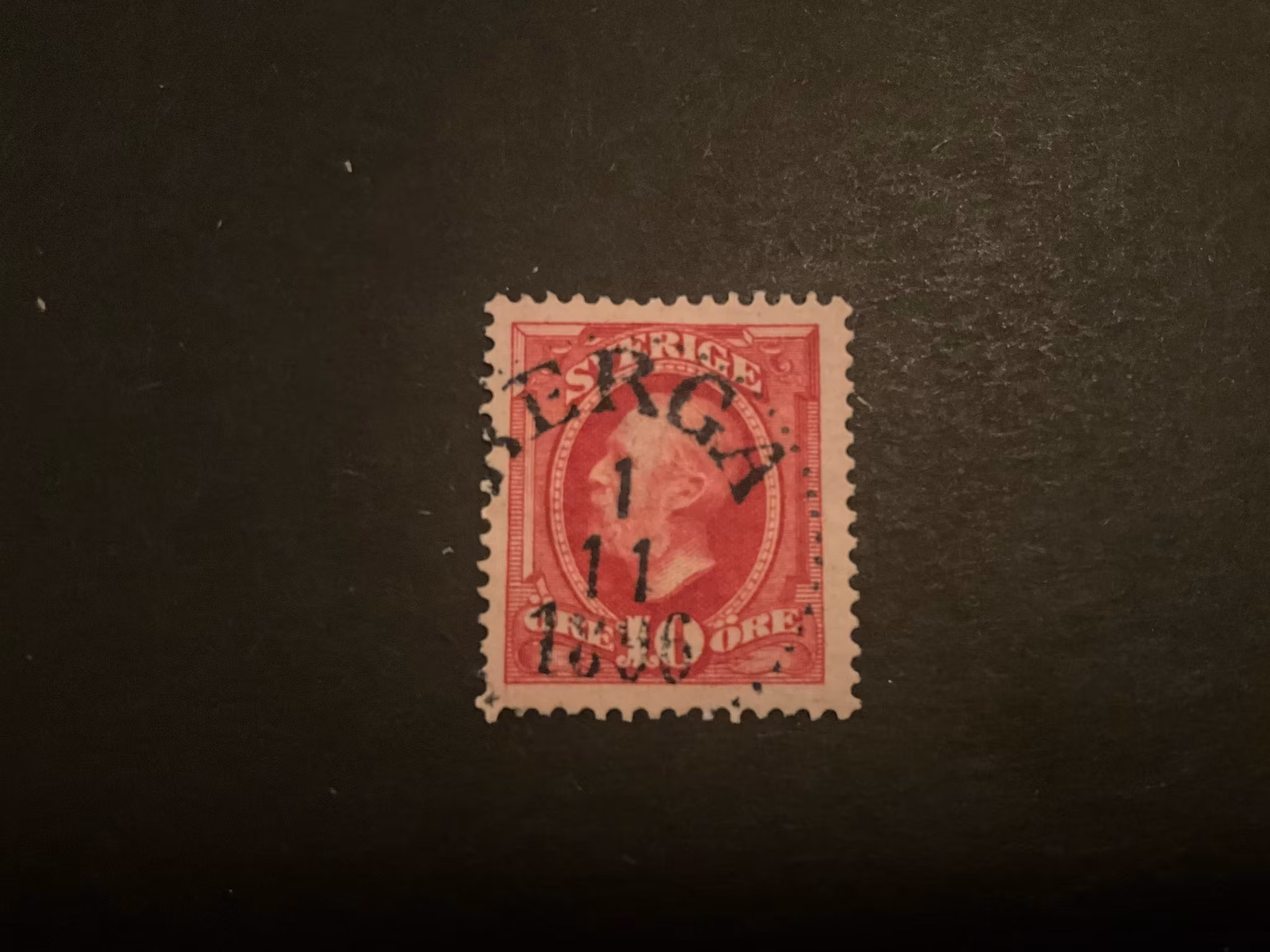 Oscar II facit 54 praktstämplat BERGA