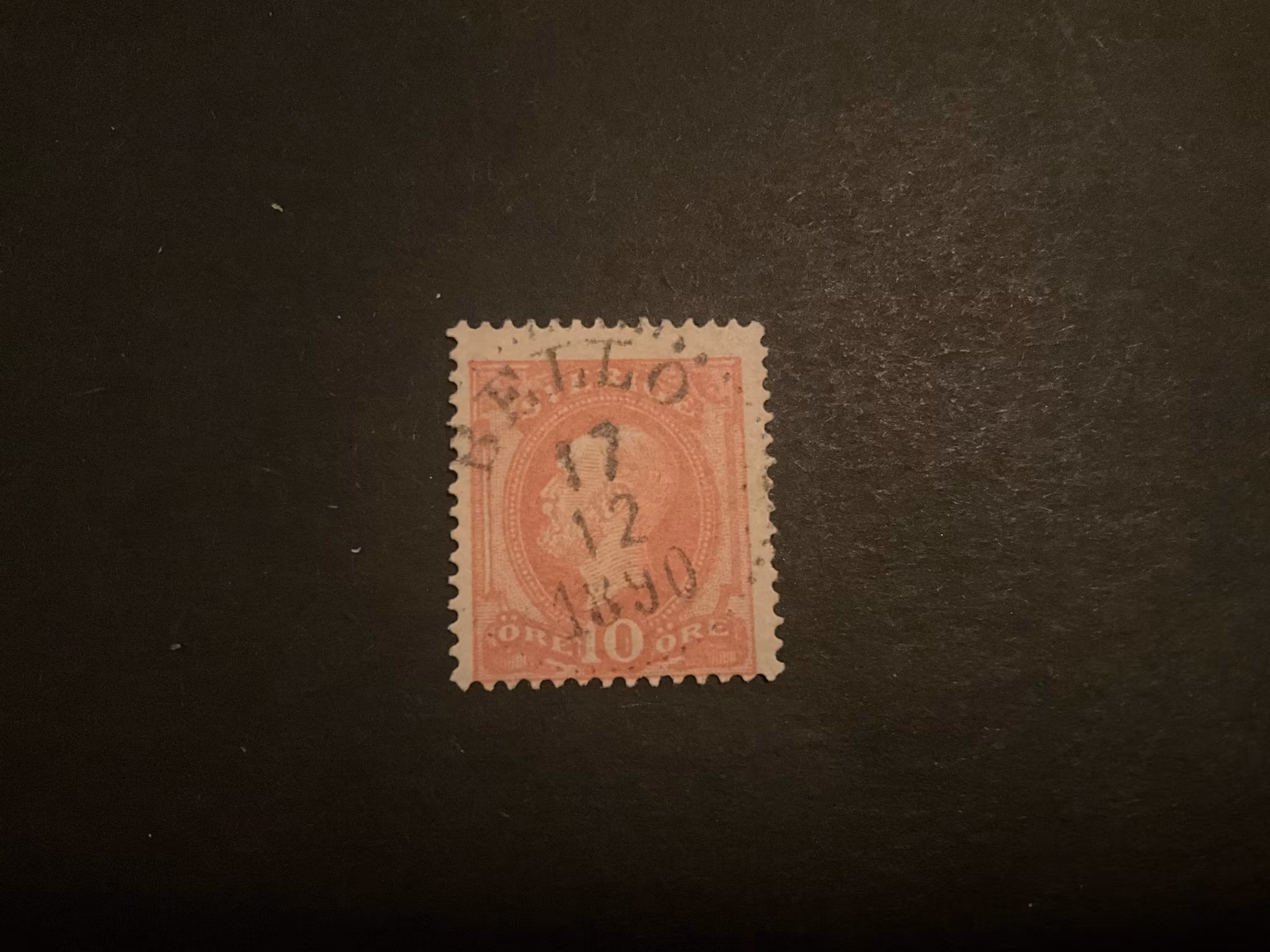 Oscar II facit 45 praktstämplat BELLÖ