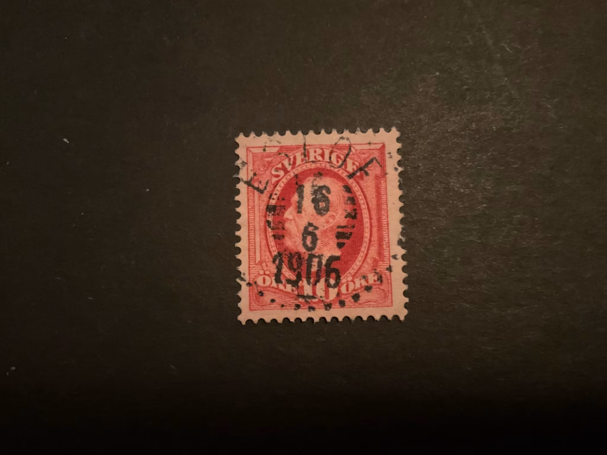 Oscar II facit 54 praktstämplat ESLÖF