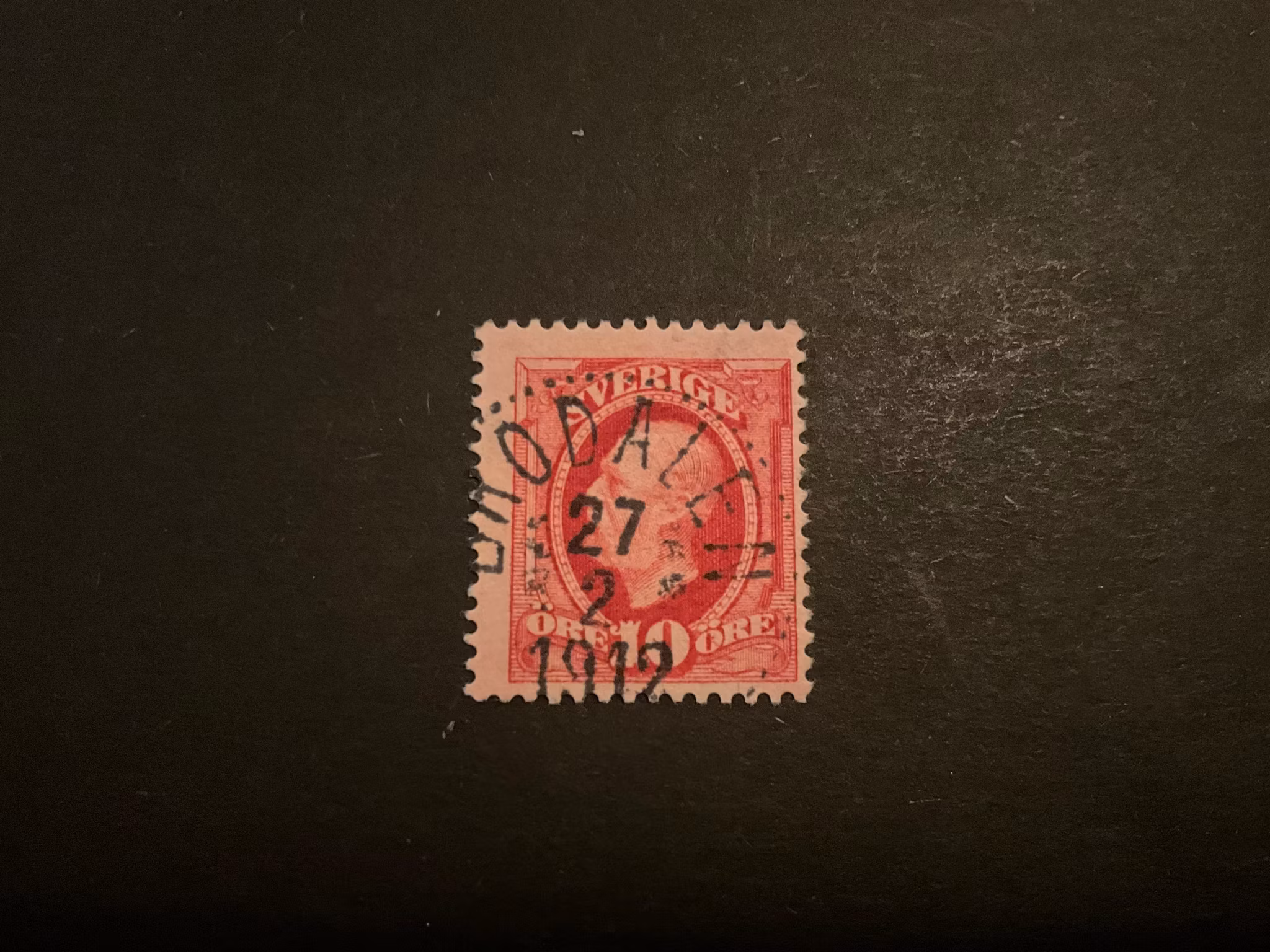 Oscar II facit 54 praktstämplat Brodalen
