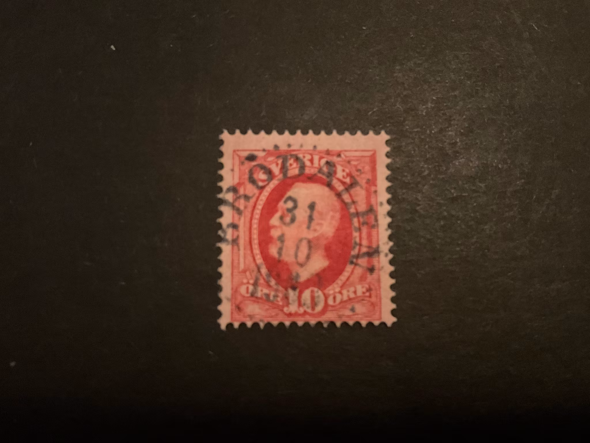 Oscar II facit 54 praktstämplat Brodalen