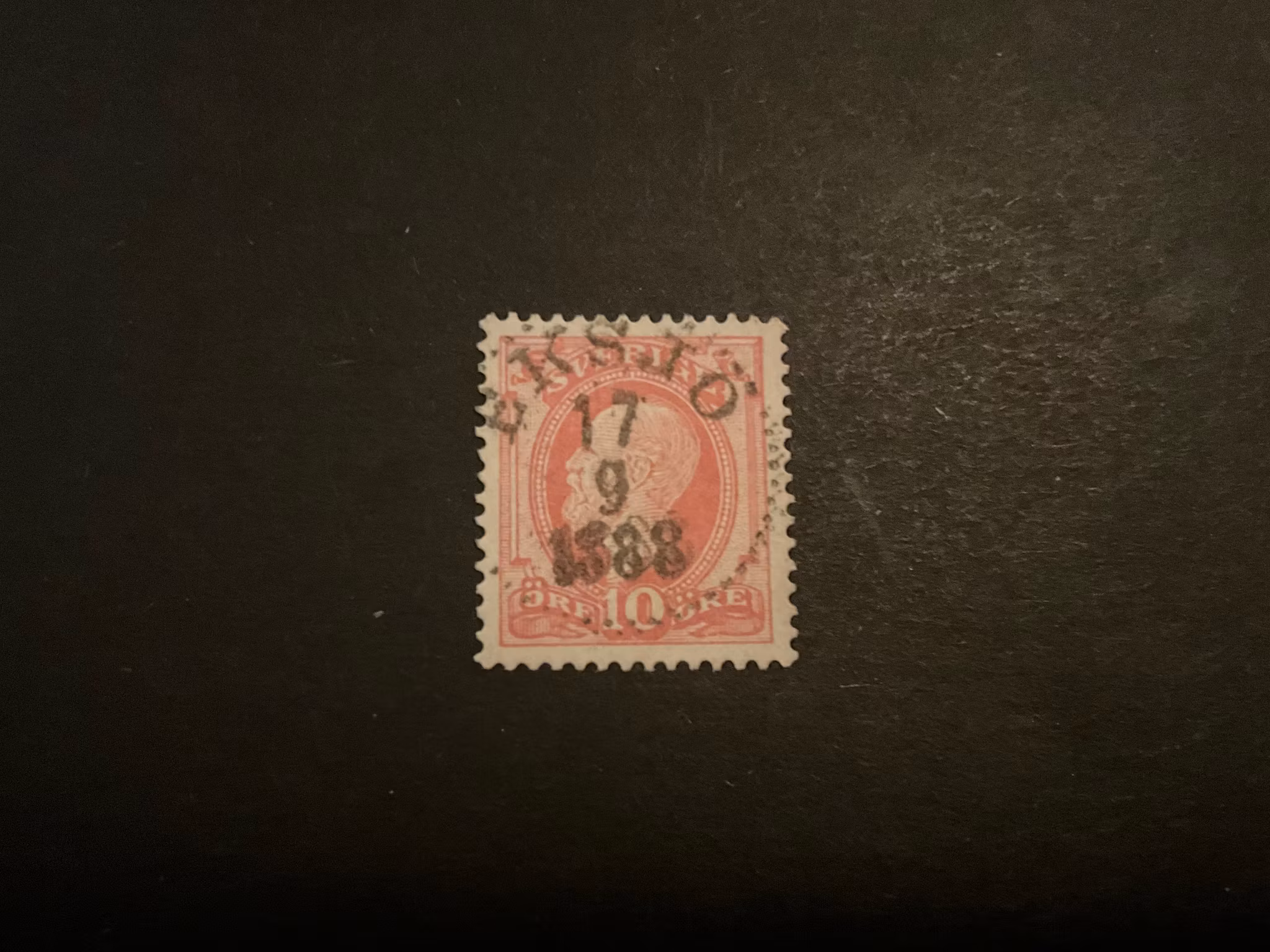 Oscar II facit 45 praktstämplat EKSJÖ