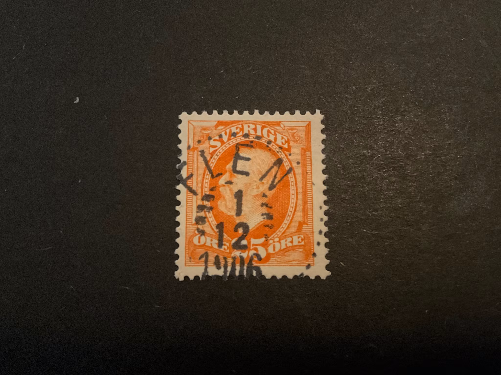 Oscar II facit 57 praktstämplat FLEN