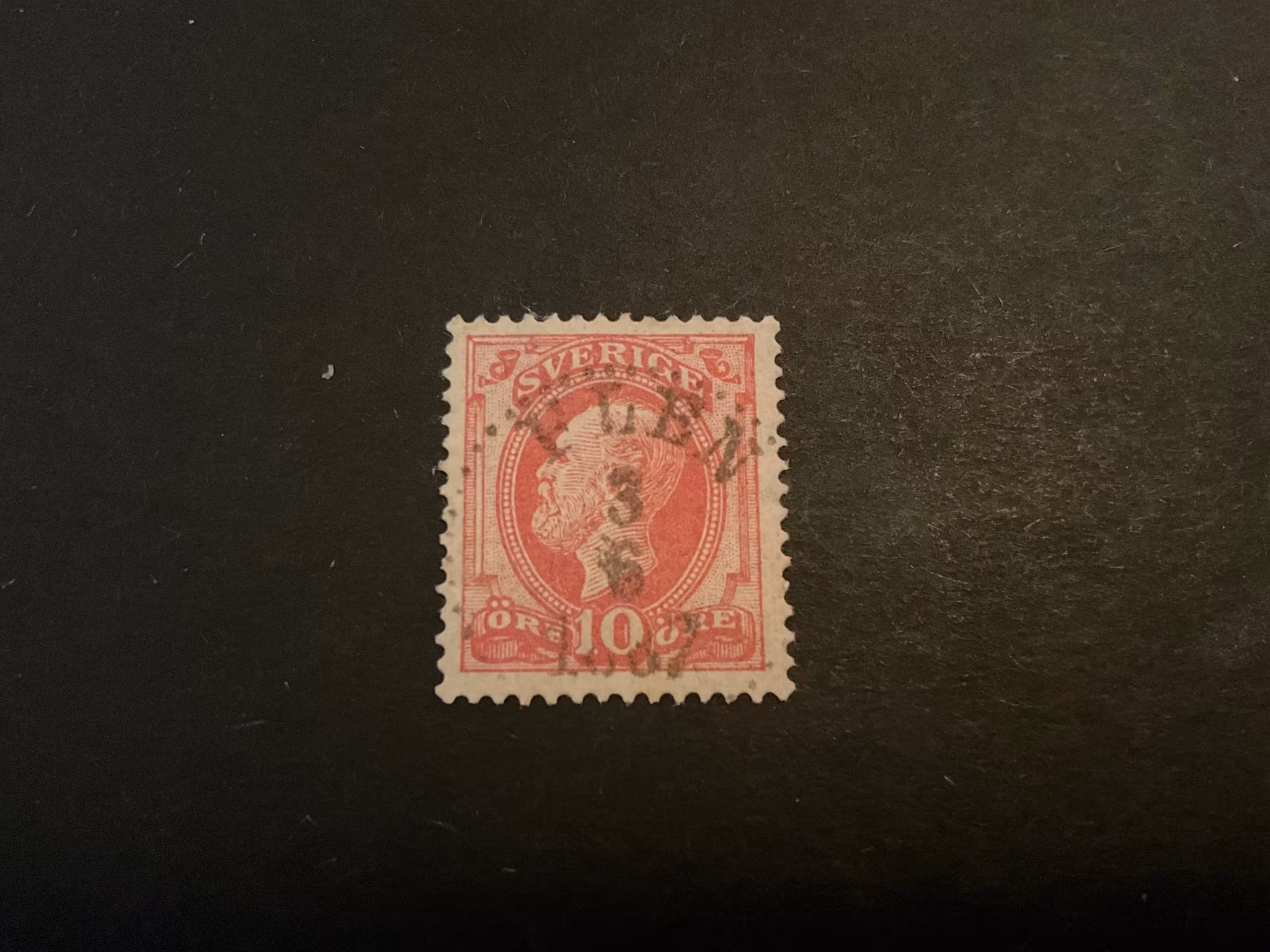 Oscar II facit 45 praktstämplat FLEN