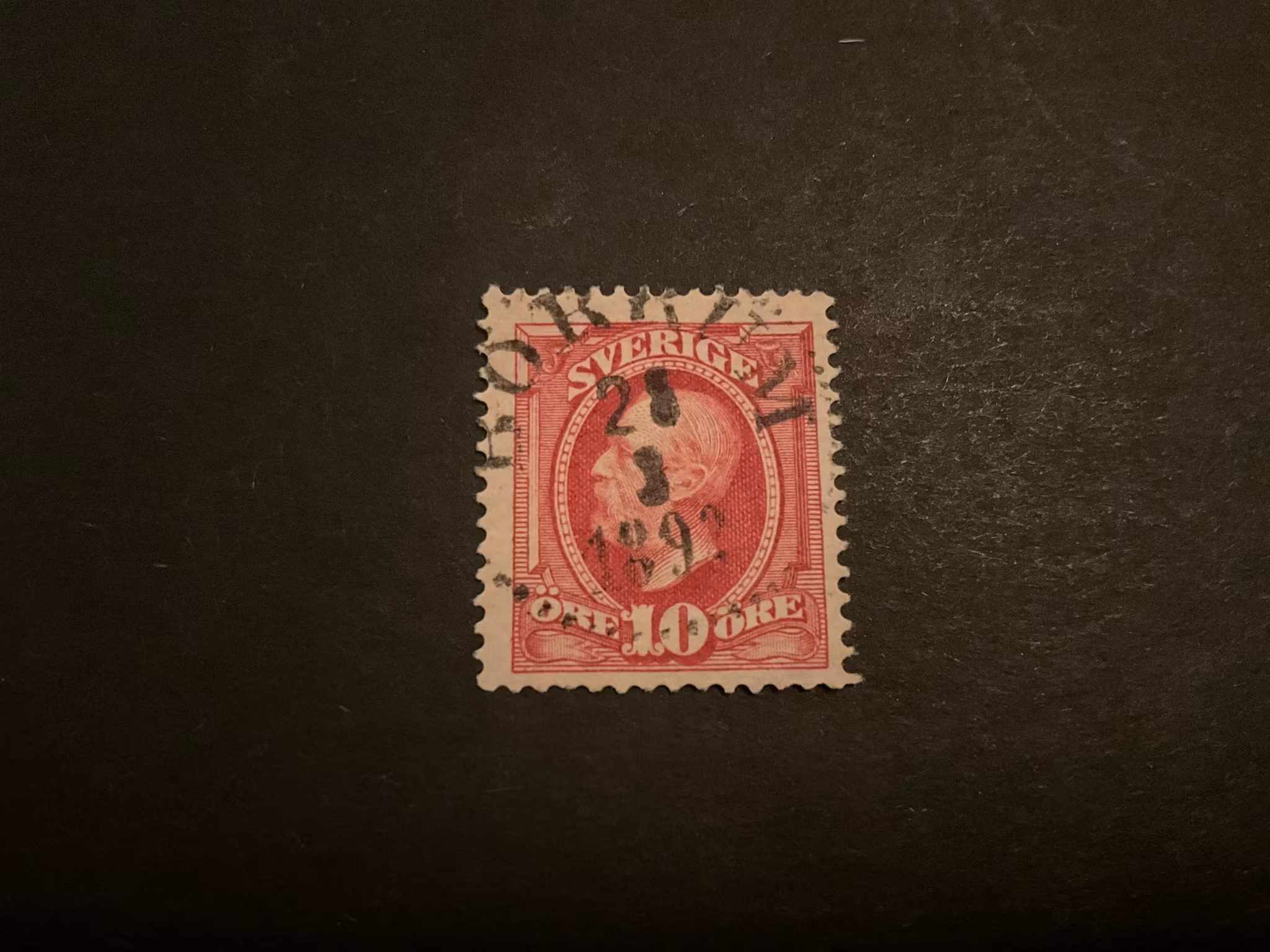 Oscar II facit 54 praktstämplat BÖRRUM