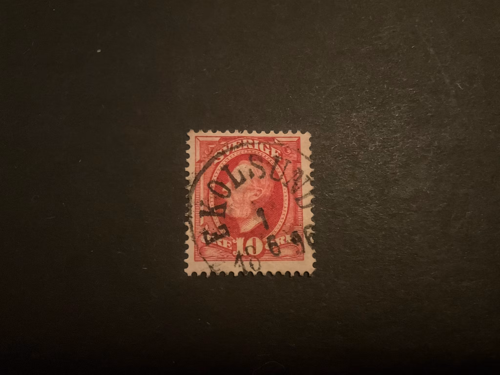 Oscar II facit 54 praktstämplat EKOLSUND
