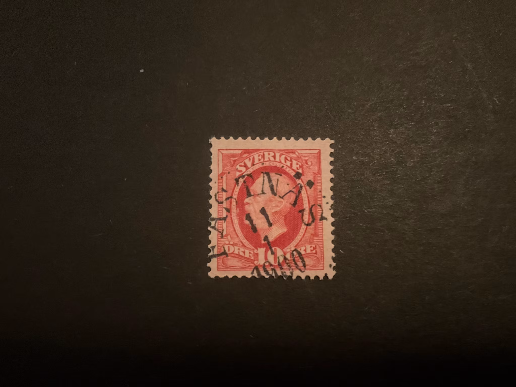 Oscar II facit 54 praktstämplat FASTNÅS