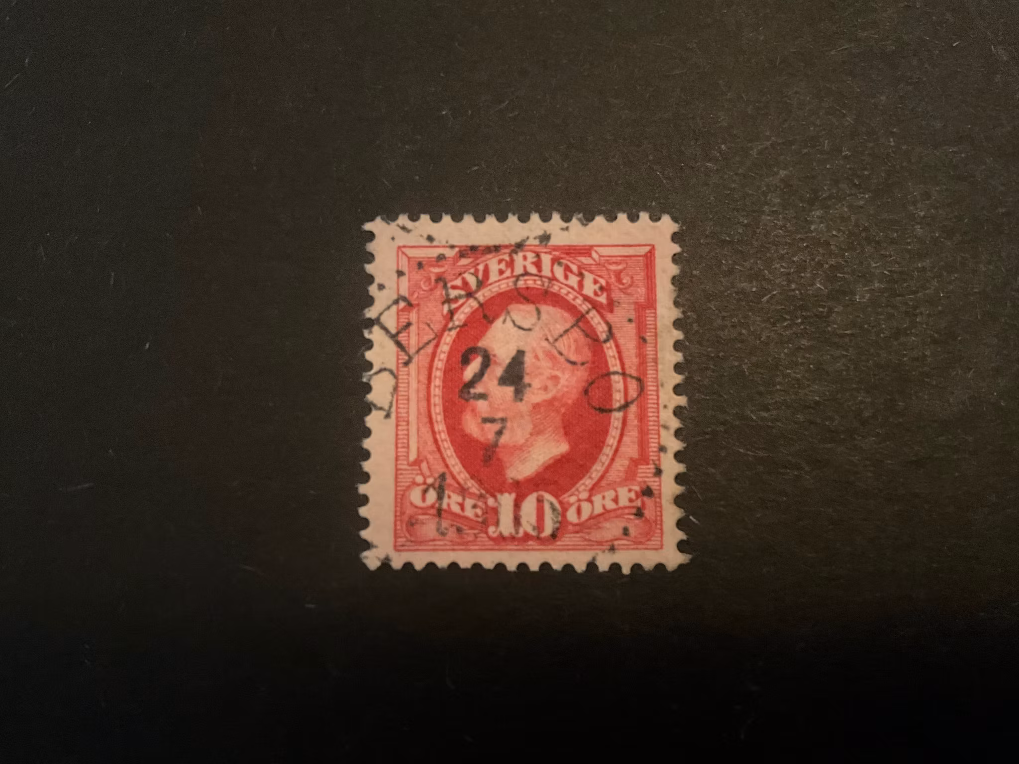 Oscar II facit 54 praktstämplat BERSBO