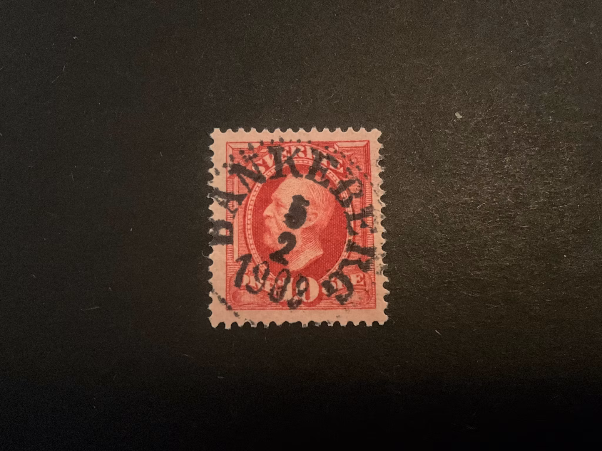 Oscar II facit 54 praktstämplat BANKEBERG