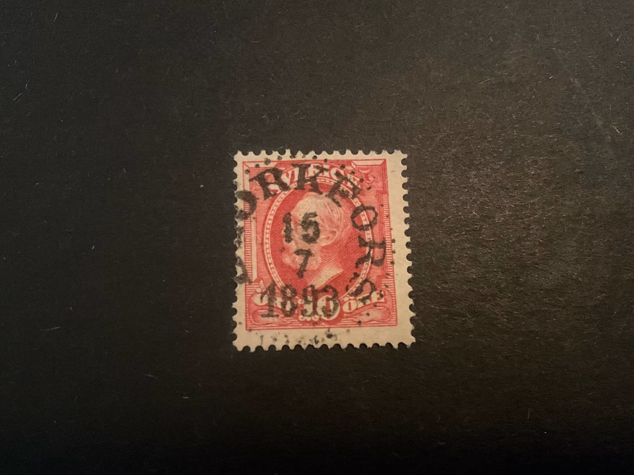 Oscar II facit 54 praktstämplat BJÖRKFORS
