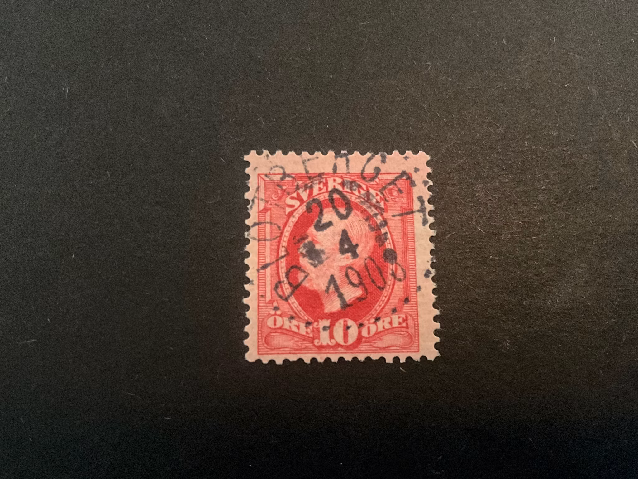 Oscar II facit 54 praktstämplat BLÖTBERGET