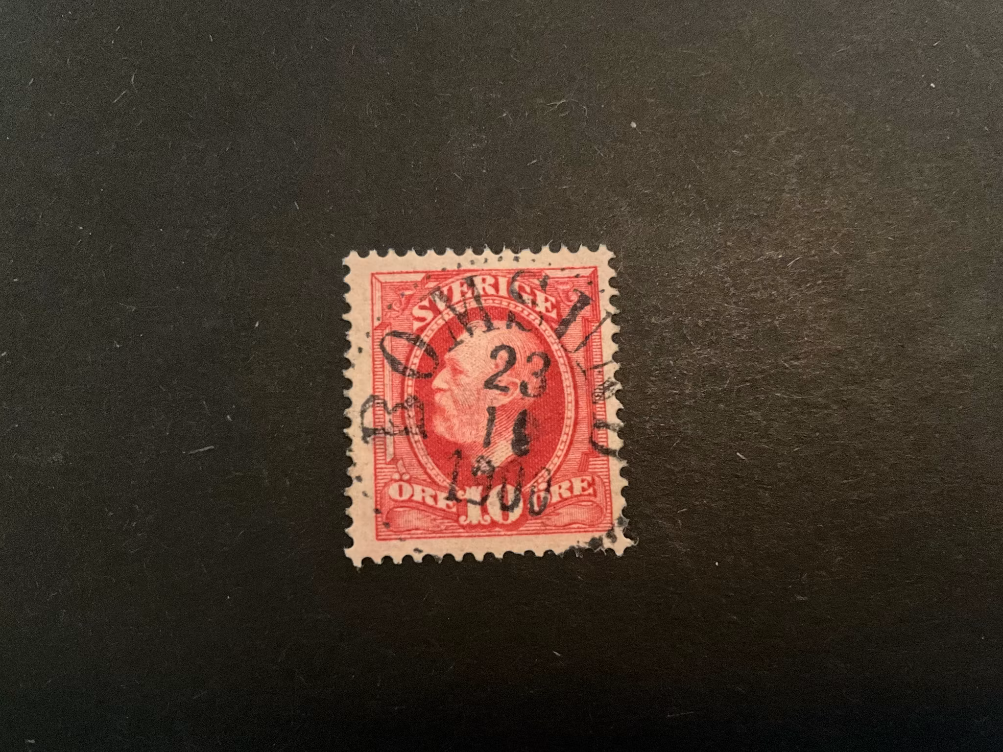 Oscar II facit 54 praktstämplat BOMSUND