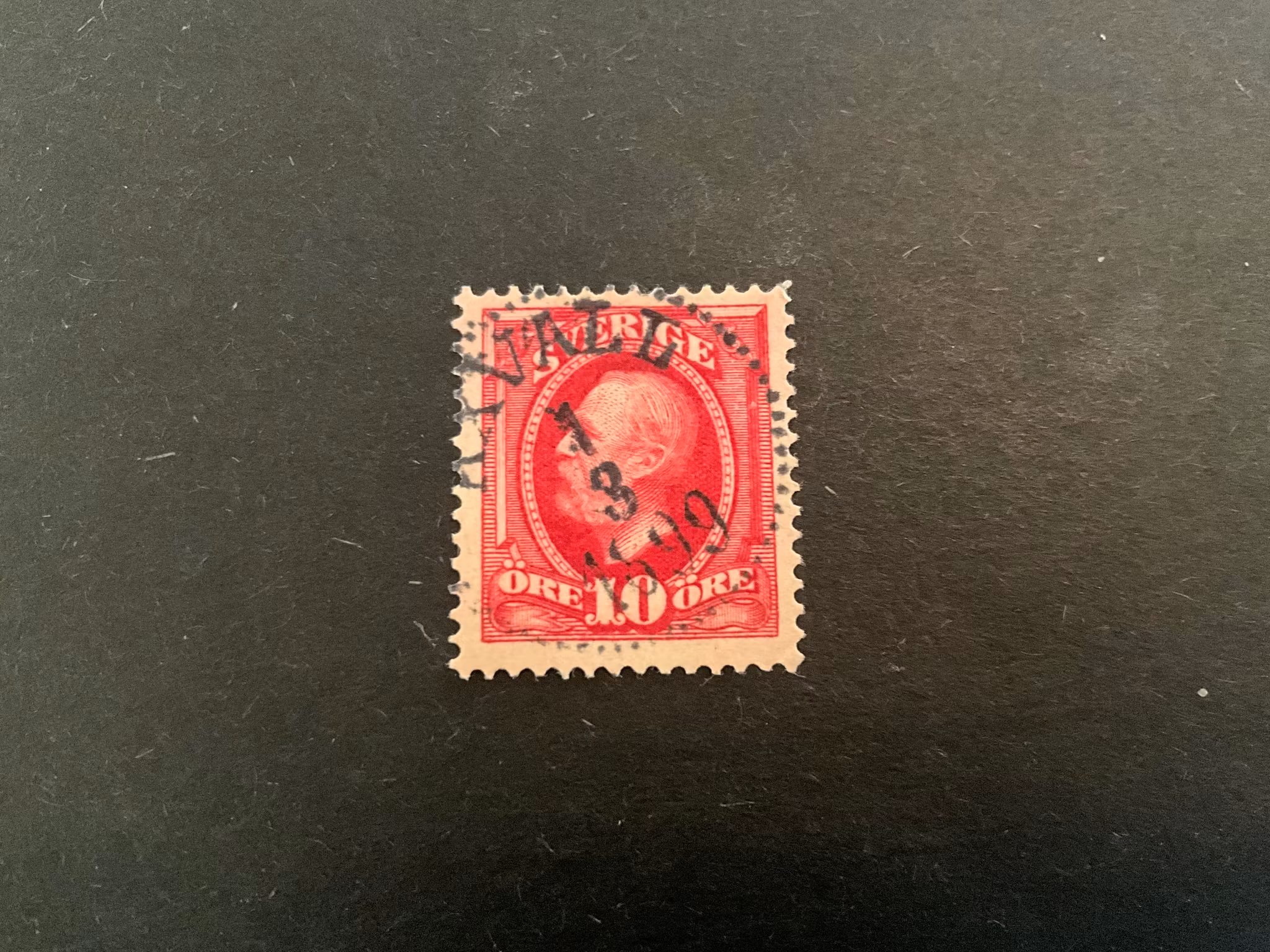 Oscar II facit 54 praktstämplat AXVALL