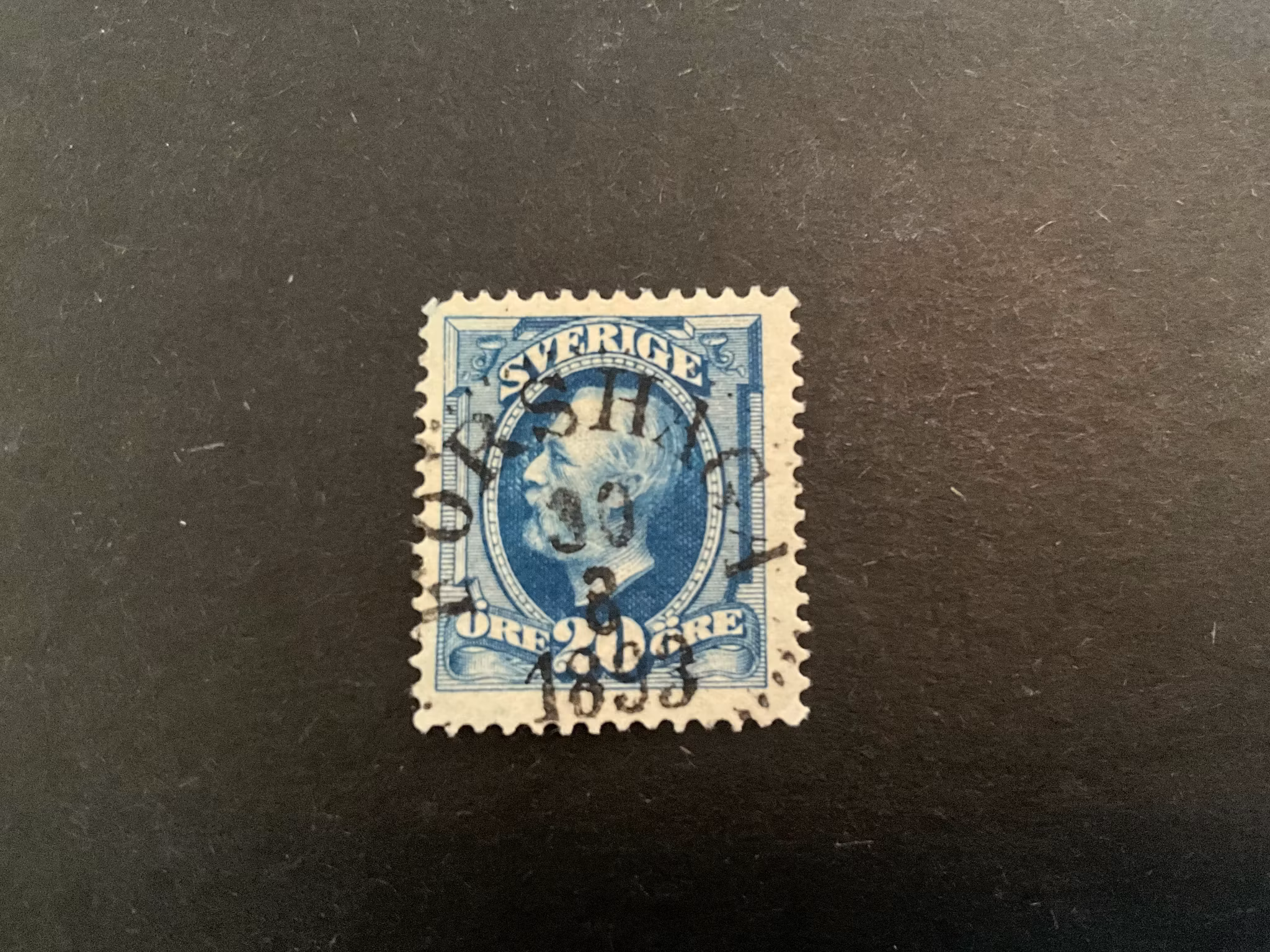 Oscar II facit 56 praktstämplat FORSHAGA
