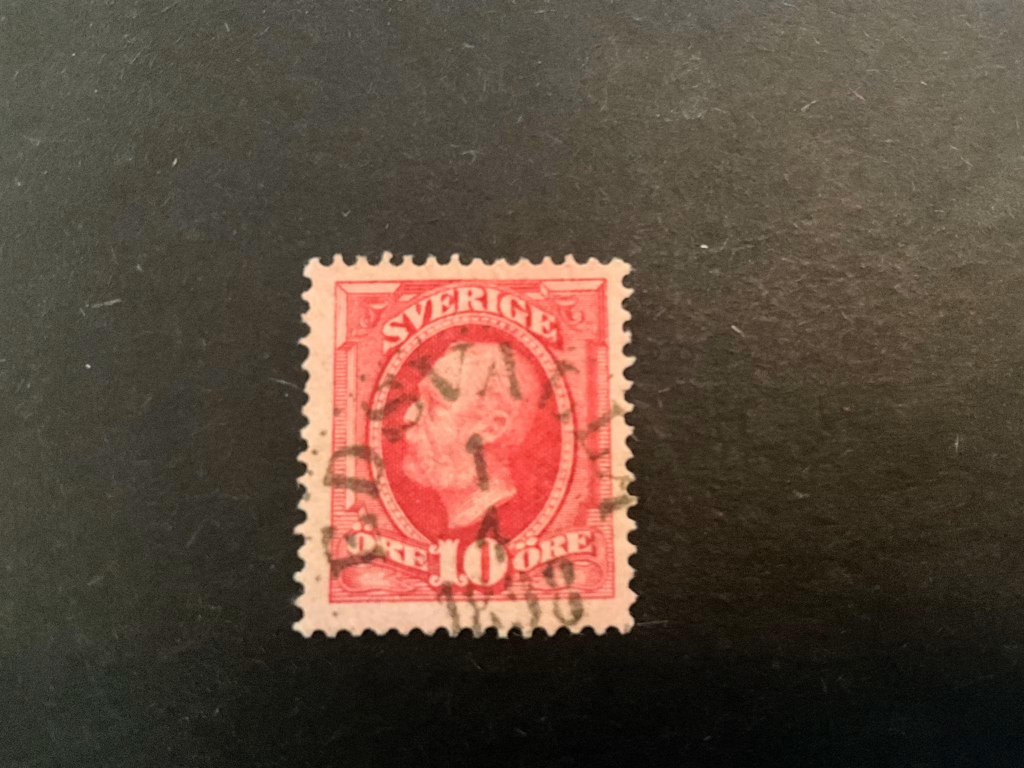 Oscar II facit 54 praktstämplat EDSVALLA