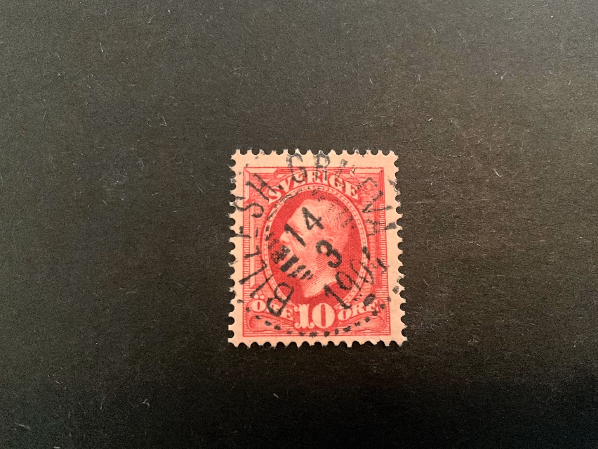 Oscar II facit 54 praktstämplat BILLESH. GRUFVA