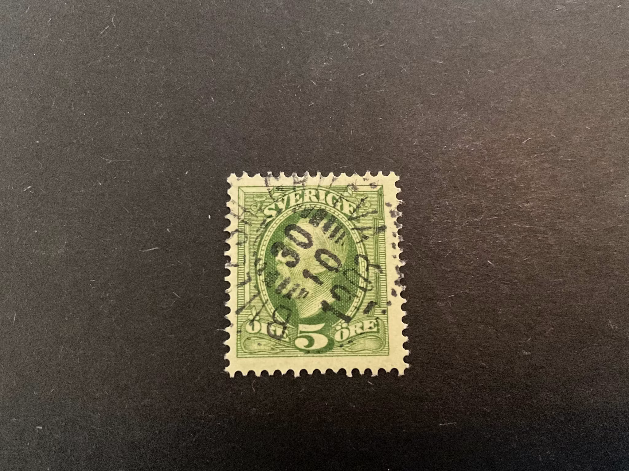 Oscar II facit 52 praktstämplat BILLESH. GRUFVA