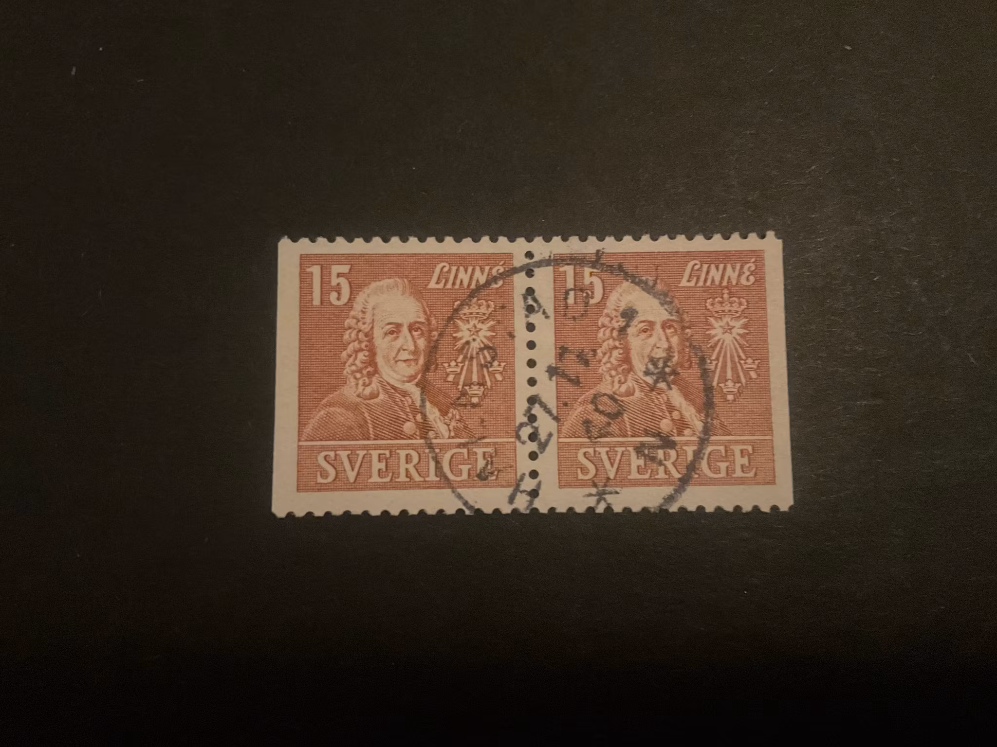 Linné facit 321 BB praktstämplat HALMSTAD