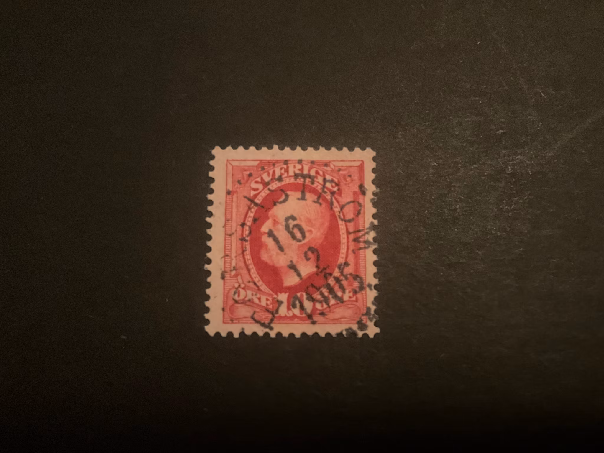 Oscar II facit 54 praktstämplat FORSASTRÖM