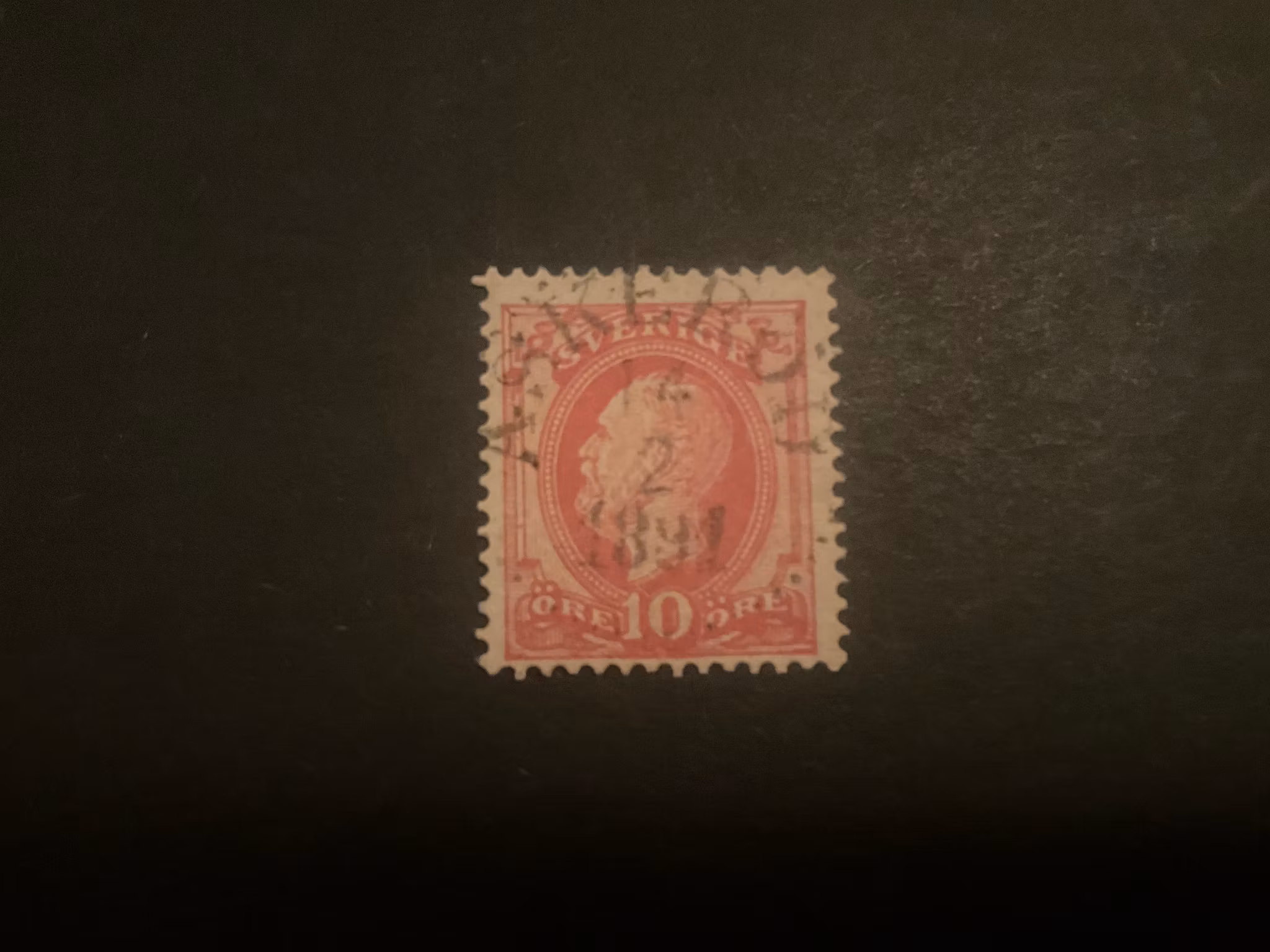 Oscar II facit 45 praktstämplat ASKERÖD
