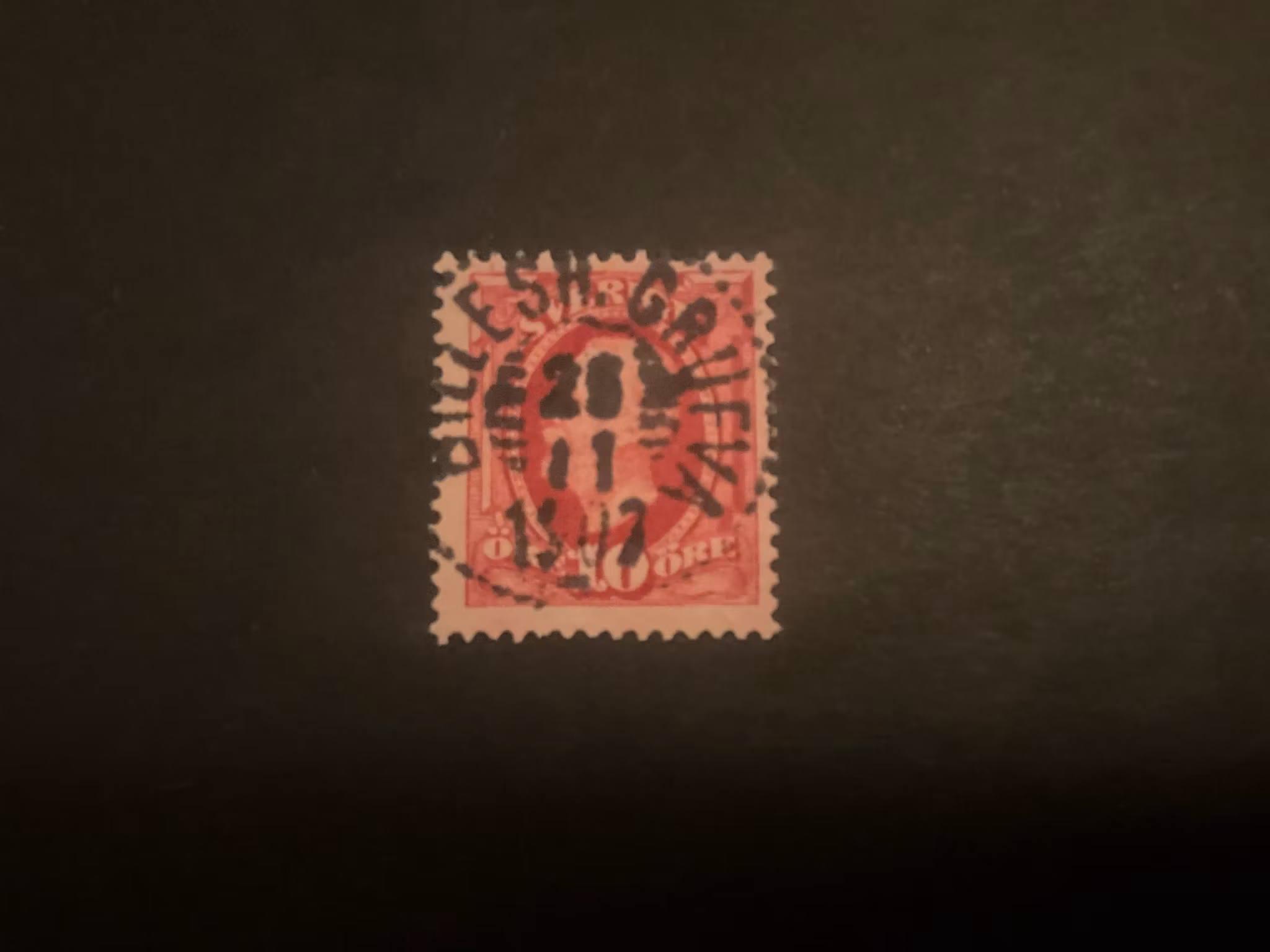 Oscar II facit 54 praktstämplat BILLESH.GRUFVA