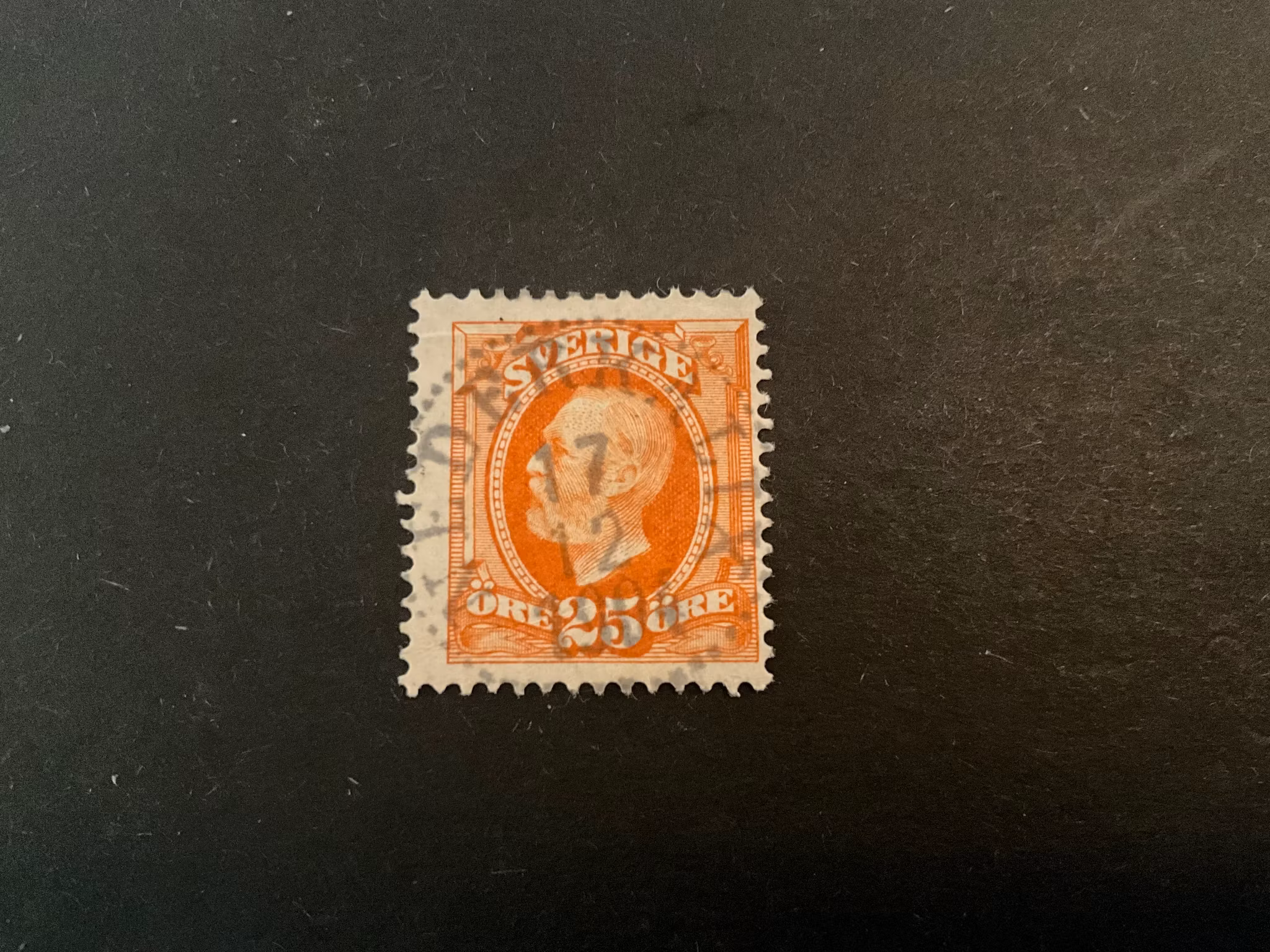 Oscar II facit 57 praktstämplat NEDERKALIX, veck i märket