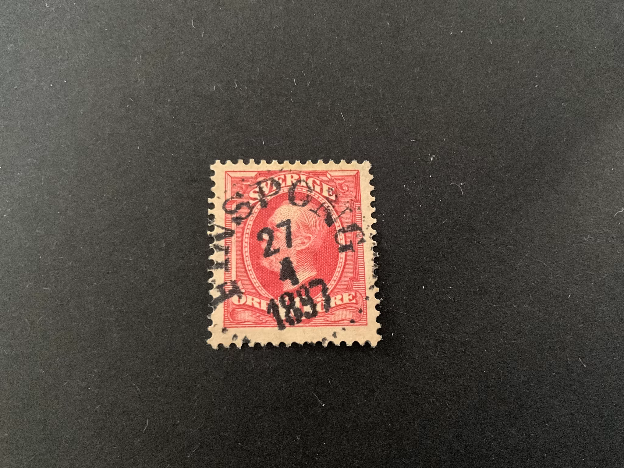 Oscar II facit 54 praktstämplat FINSPONG