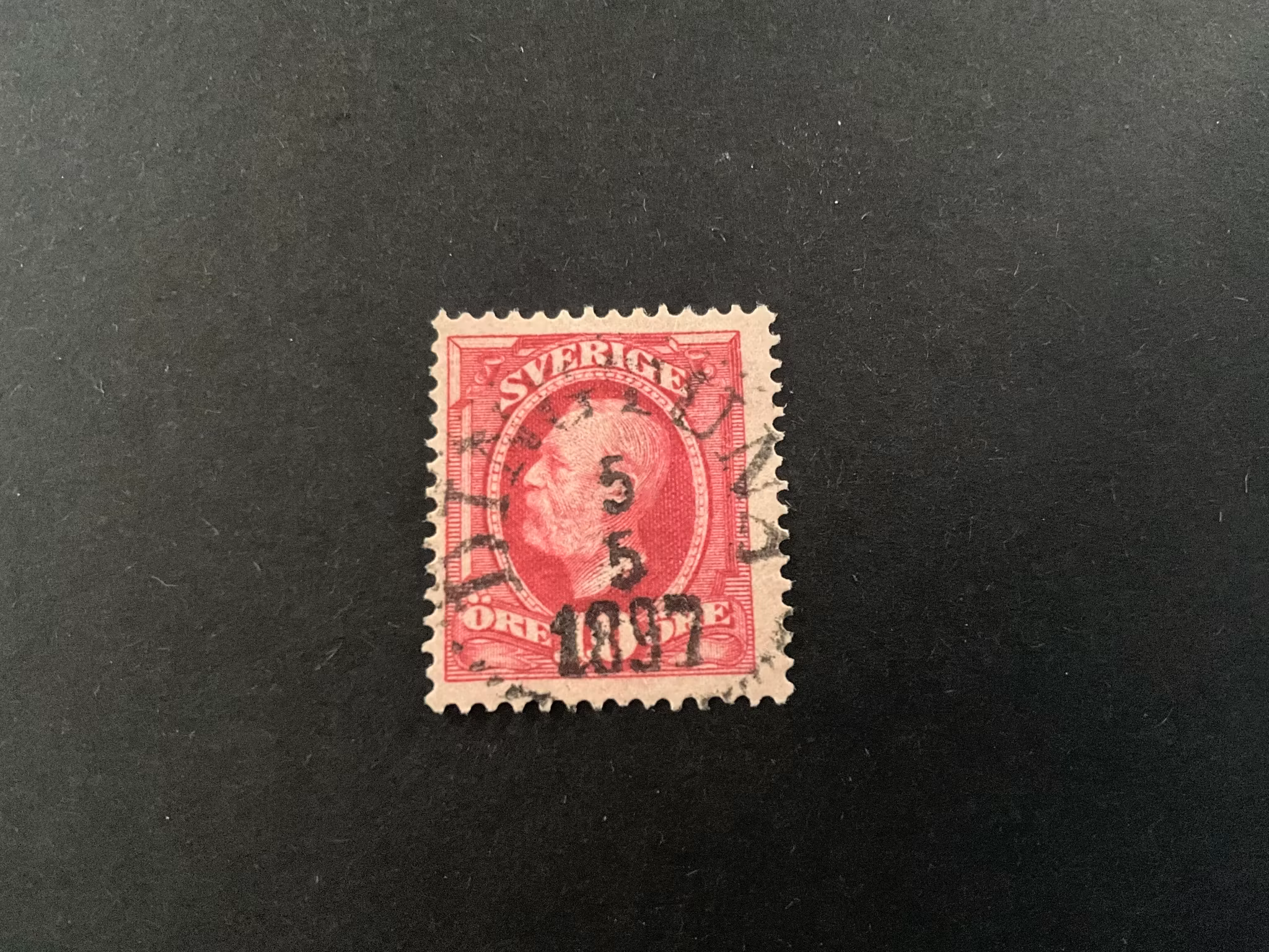Oscar II facit 54 praktstämplat DINGTUNA