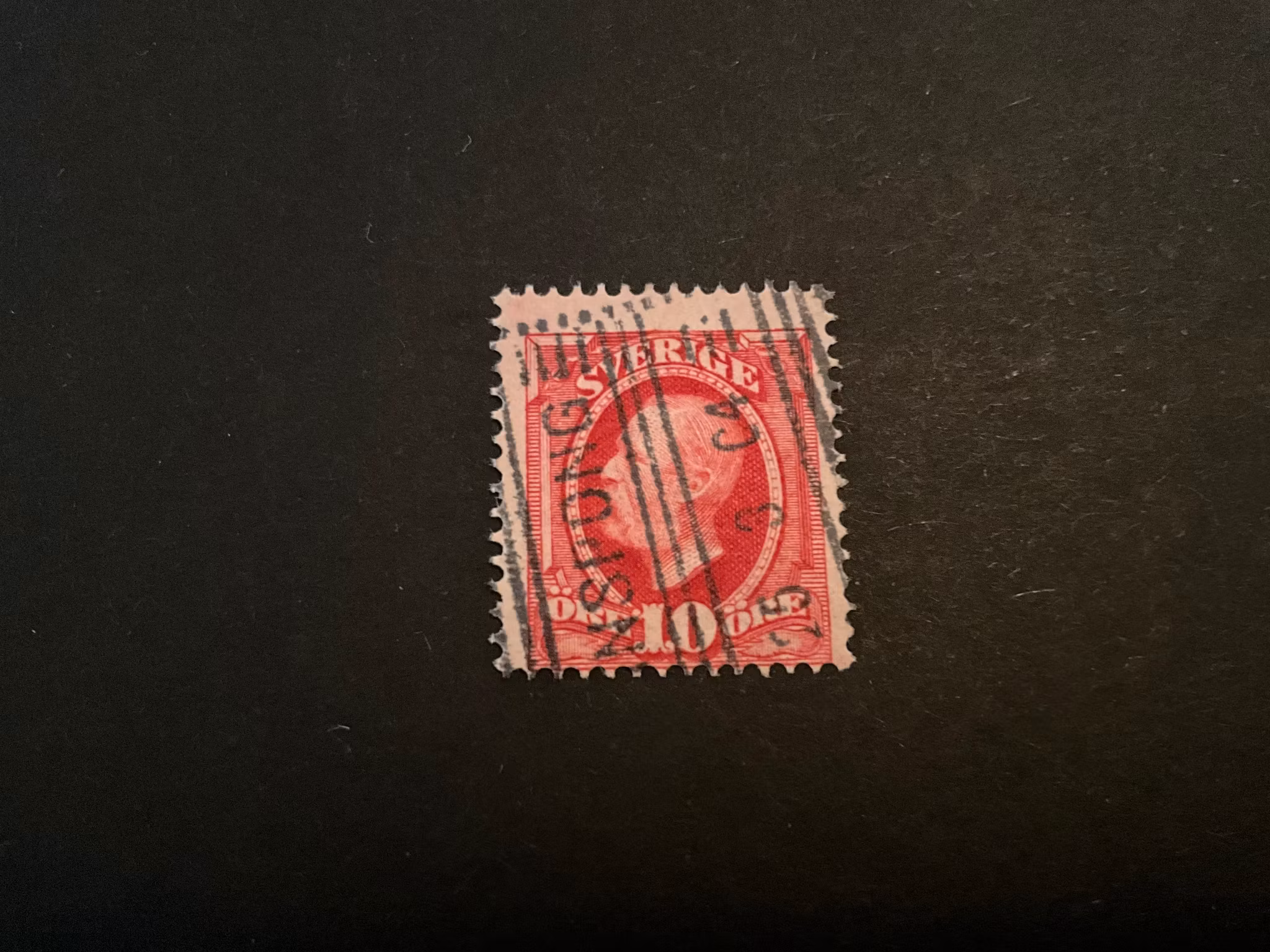 Oscar II facit 54 handrullstämplad FINSPONG
