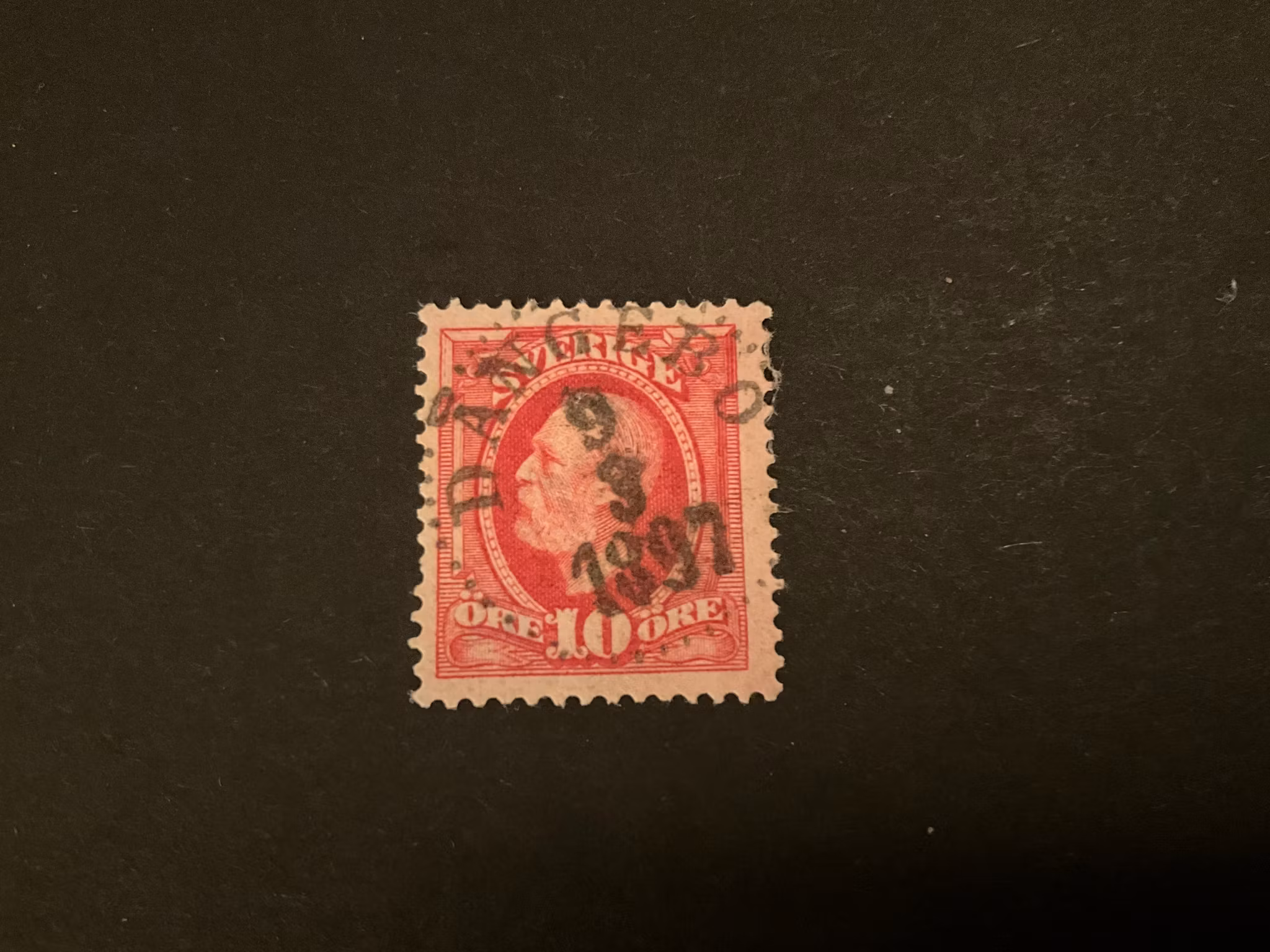 Oscar II facit 54 praktstämplat DÅNGEBO