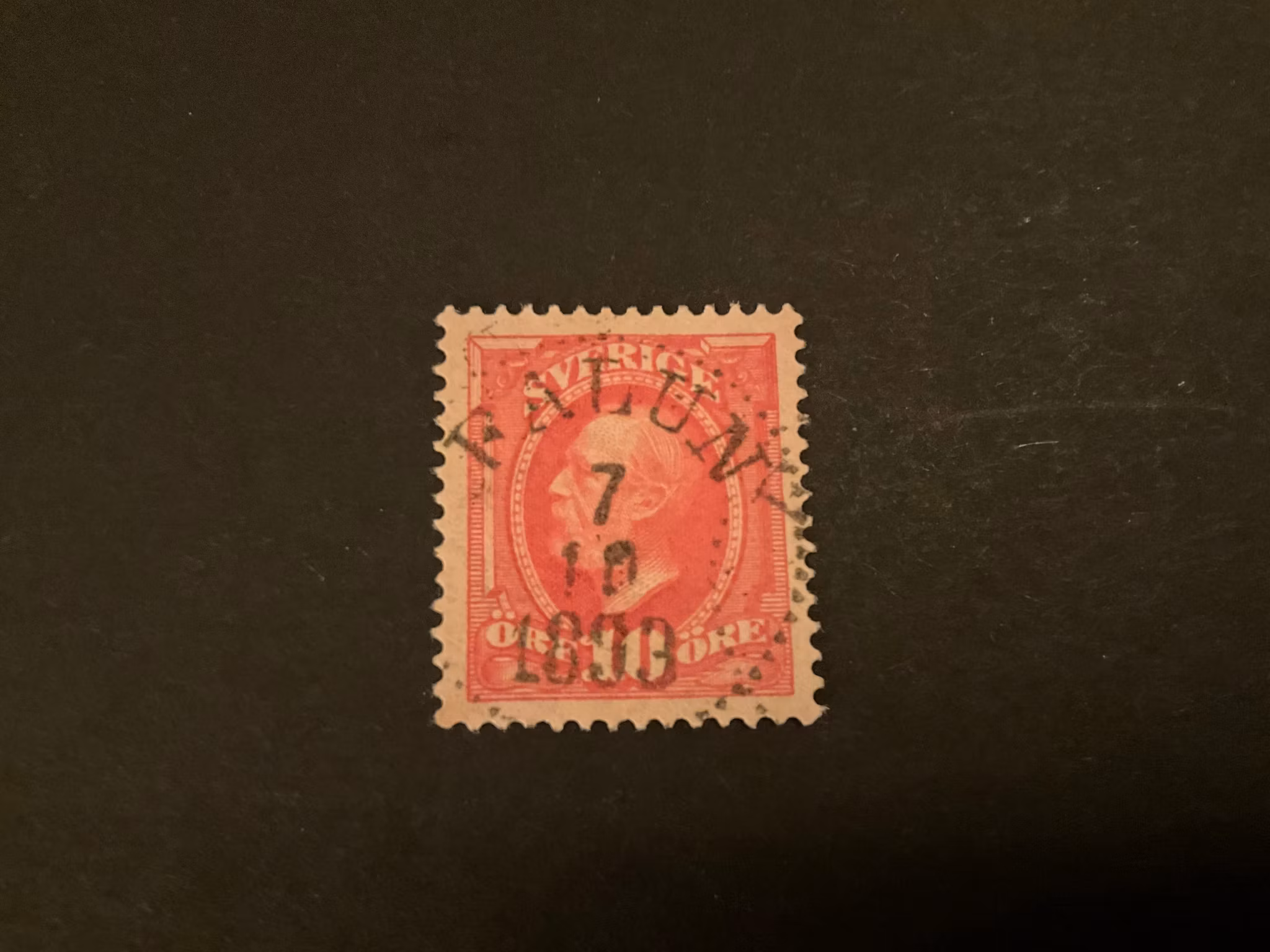 Oscar II facit 54 lyxstämplat FALUN