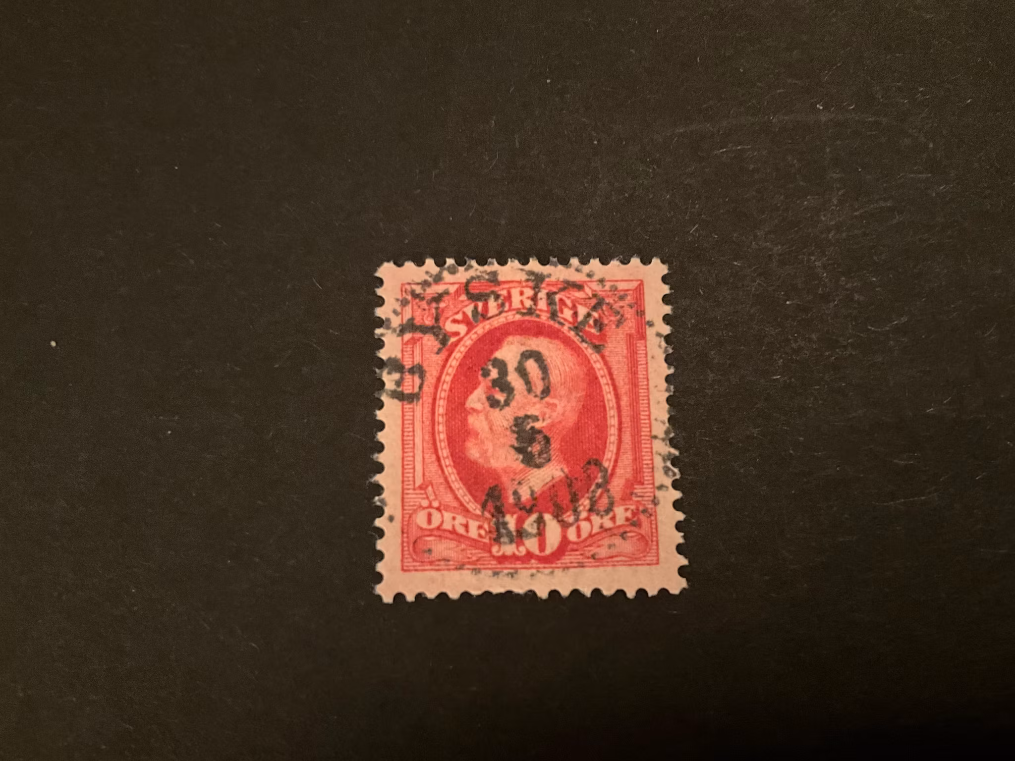 Oscar II facit 54 praktstämplat BYSKE