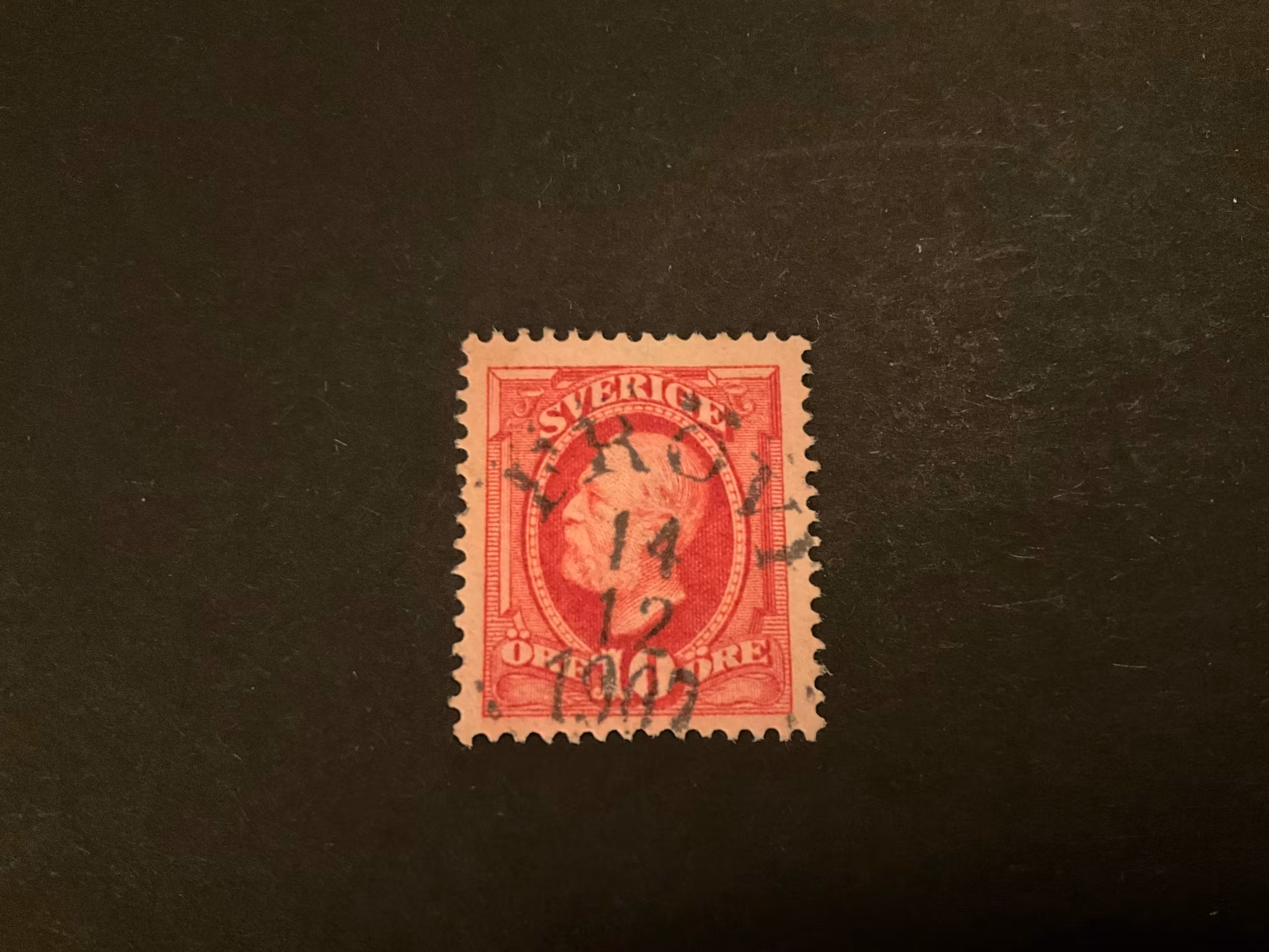 Oscar II facit 54 praktstämplat FRÖVI