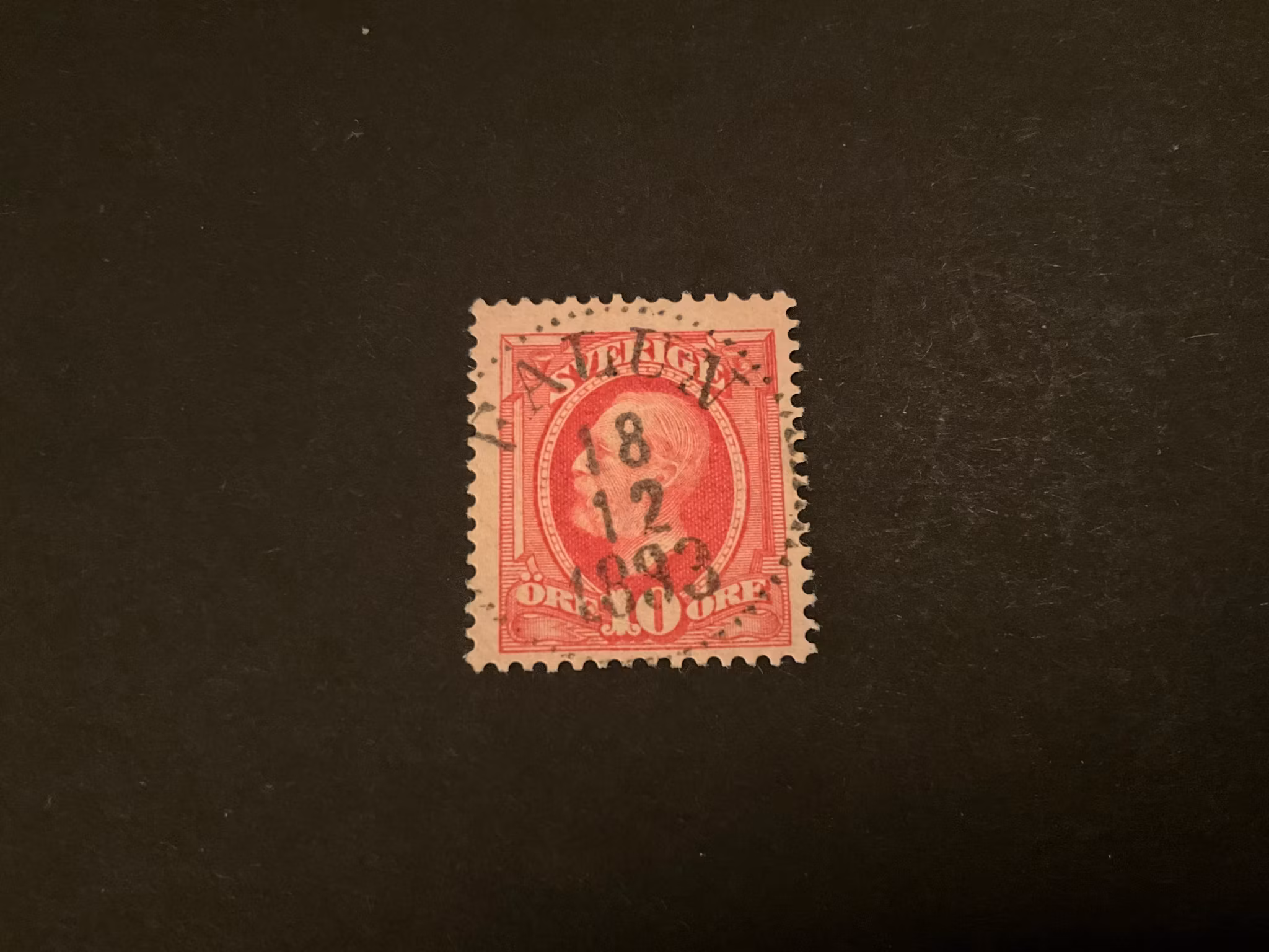 Oscar II facit 54 praktstämplat FALUN