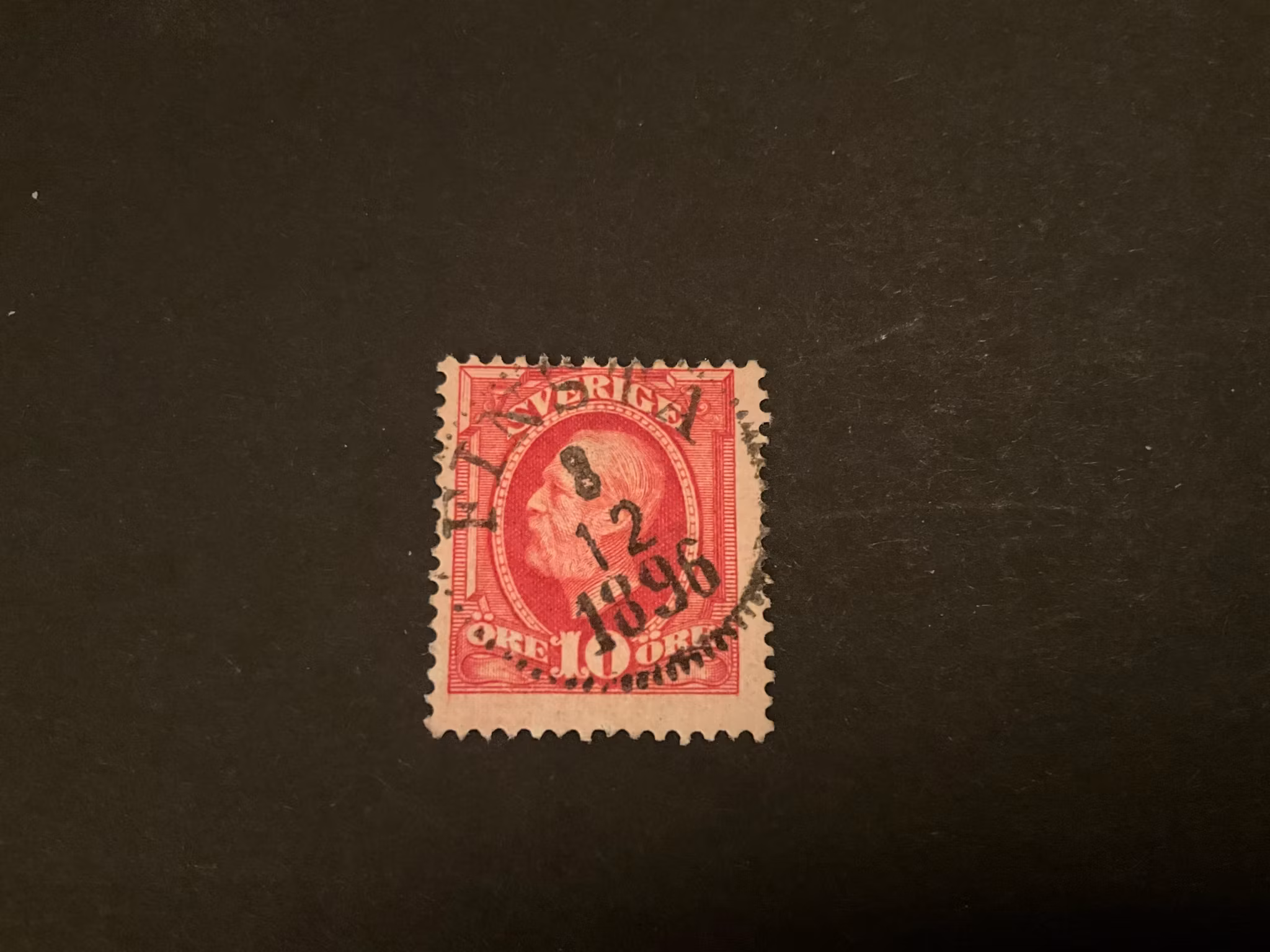 Oscar II facit 54 praktstämplat FINSTA