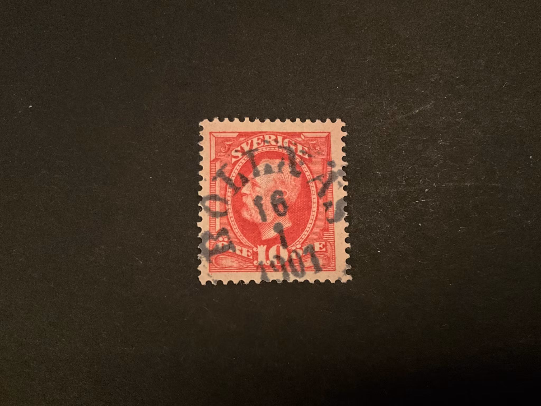 Oscar II facit 54 praktstämpkat BOLLNÄS