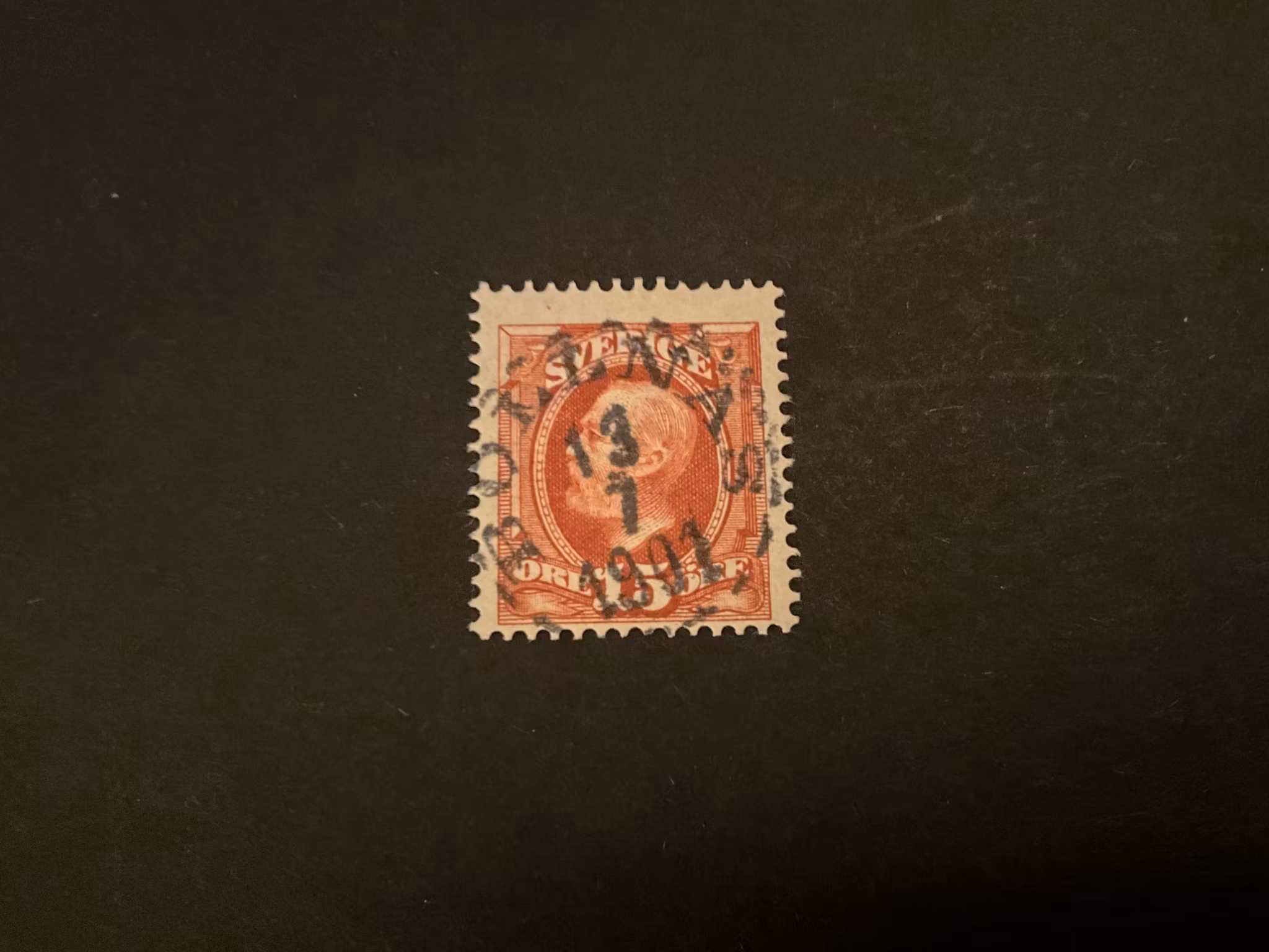 Oscar II facit 55 praktstämplat BOLLNÄS