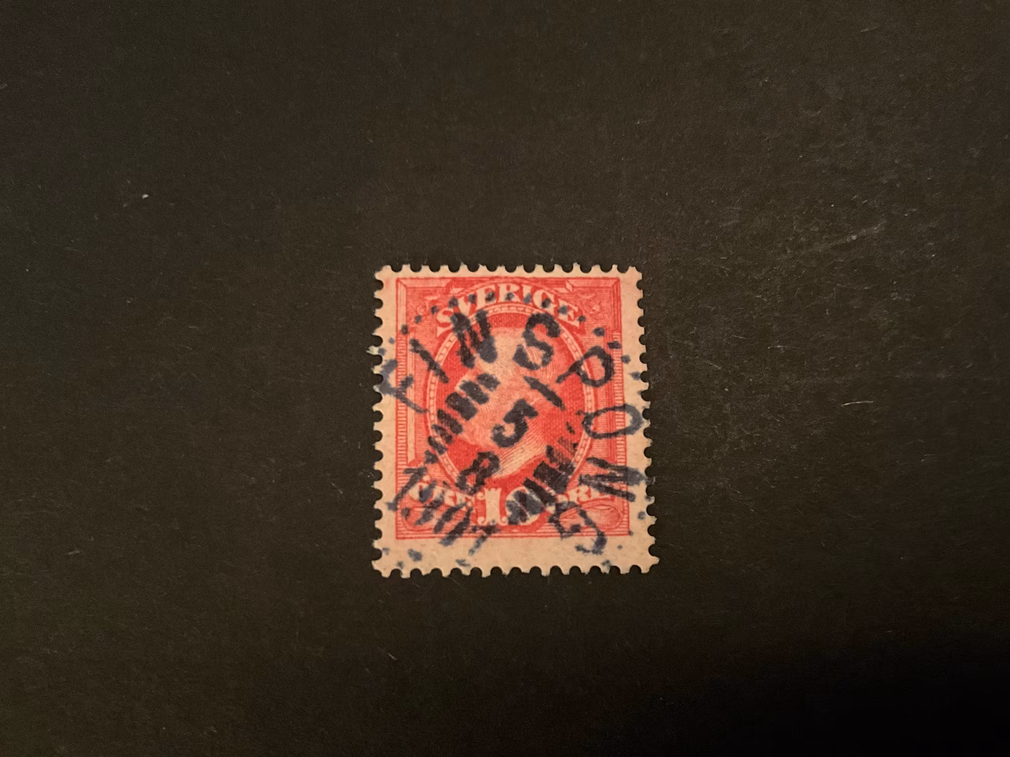 Oscar II facit 54 praktstämplat FINSPONG