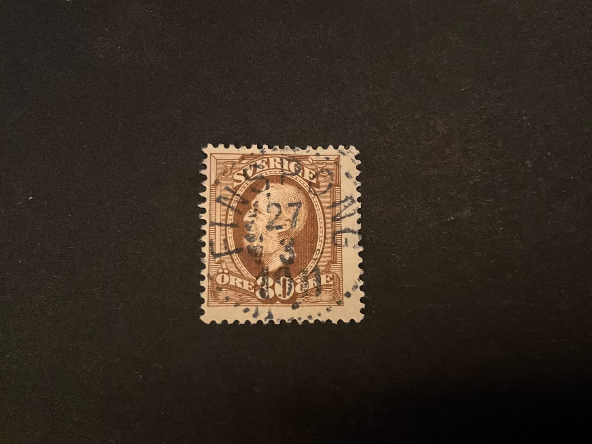 Oscar II facit 58 praktstämplat FINSPONG