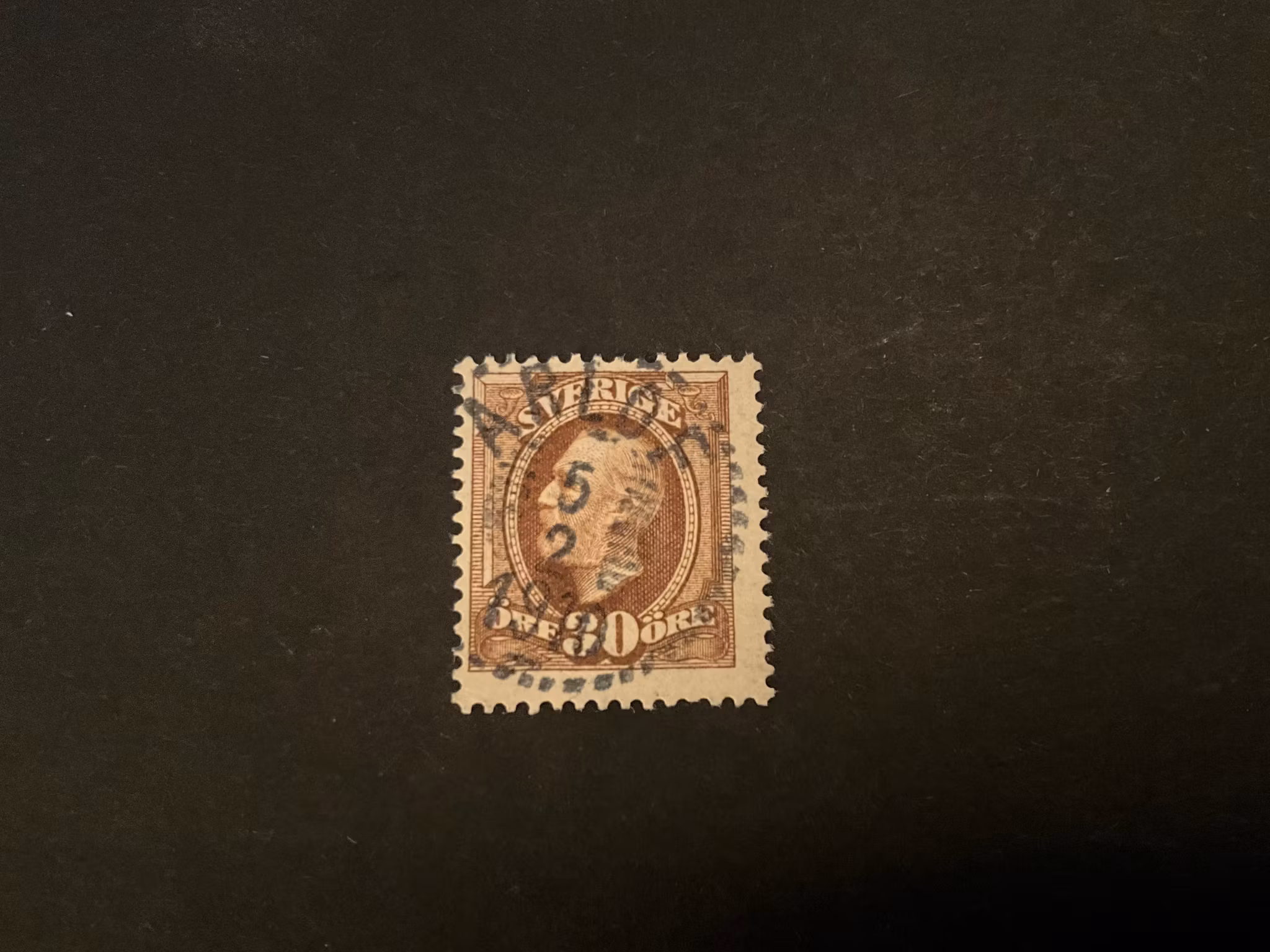 Oscar II facit 58 praktstämplat ARLÖF