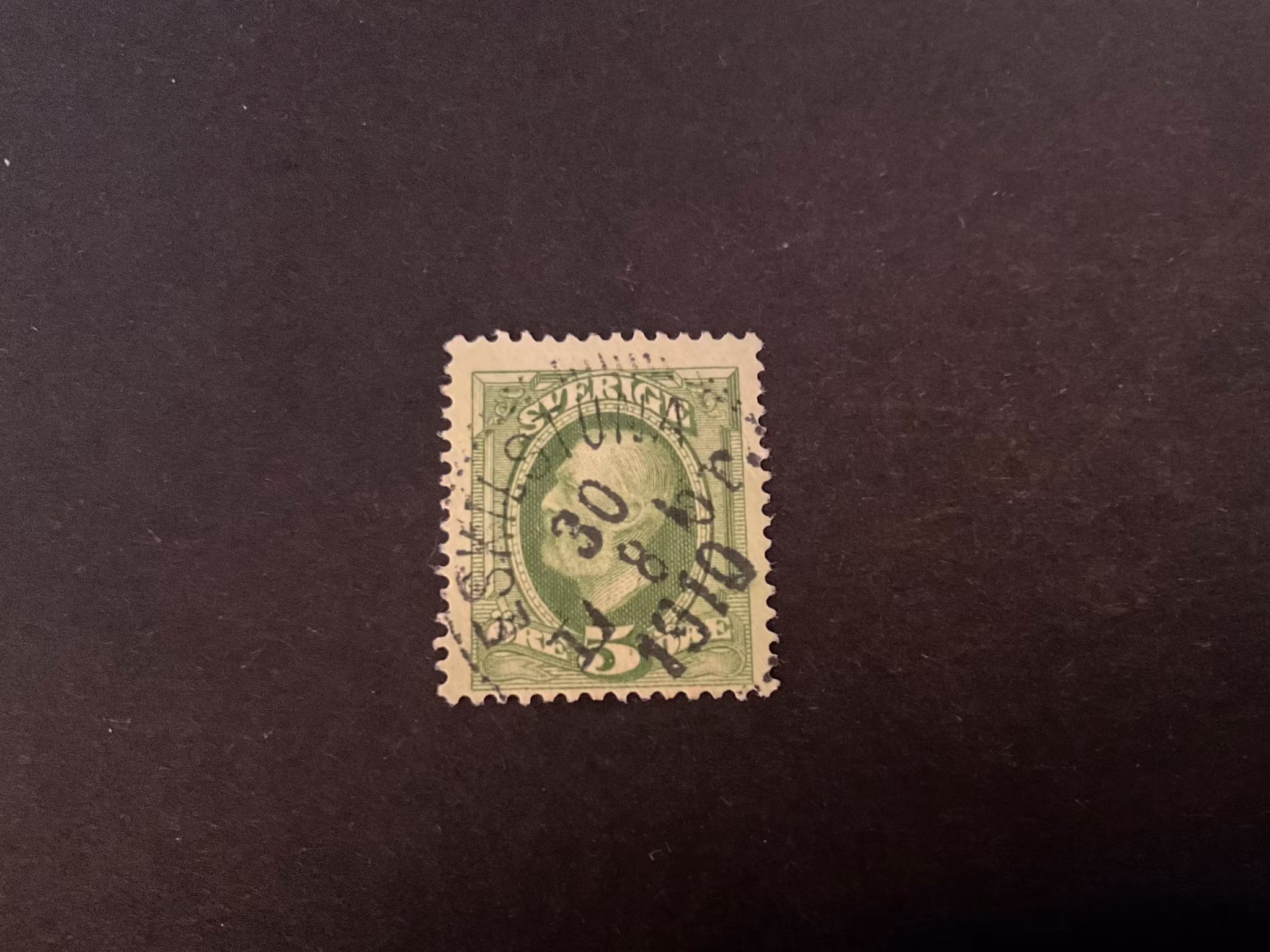 Oscar II facit 52 praktstämplat ESKILSTUNA LBR