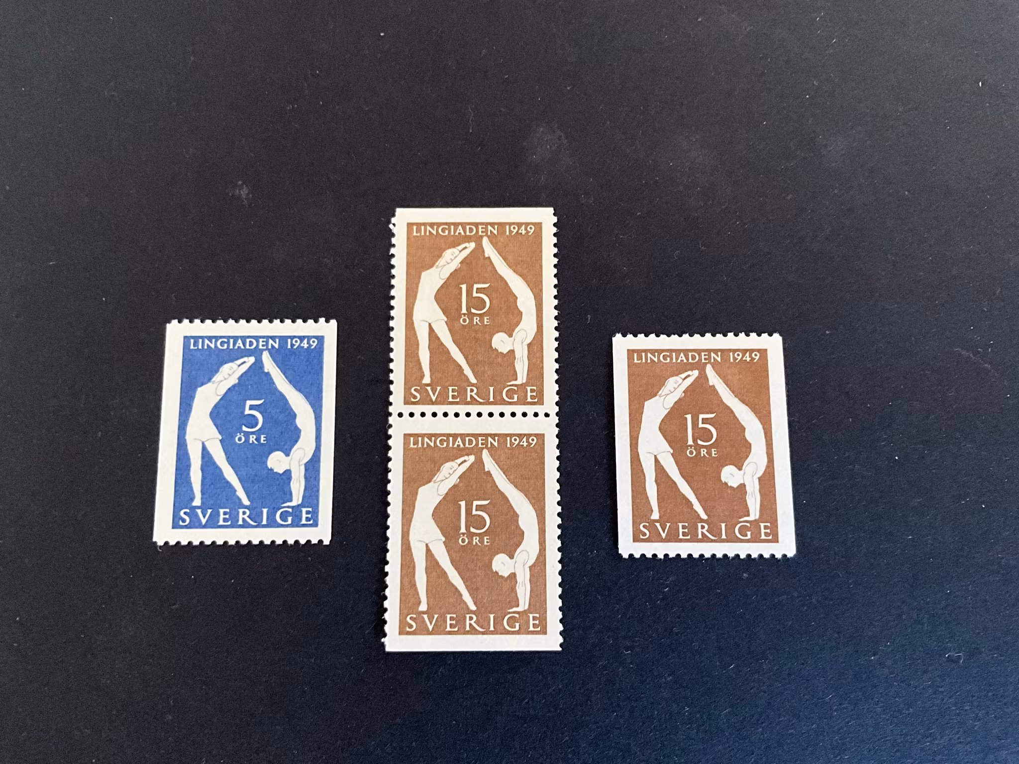 Lingiaden facit 388-389 postf4isk serie