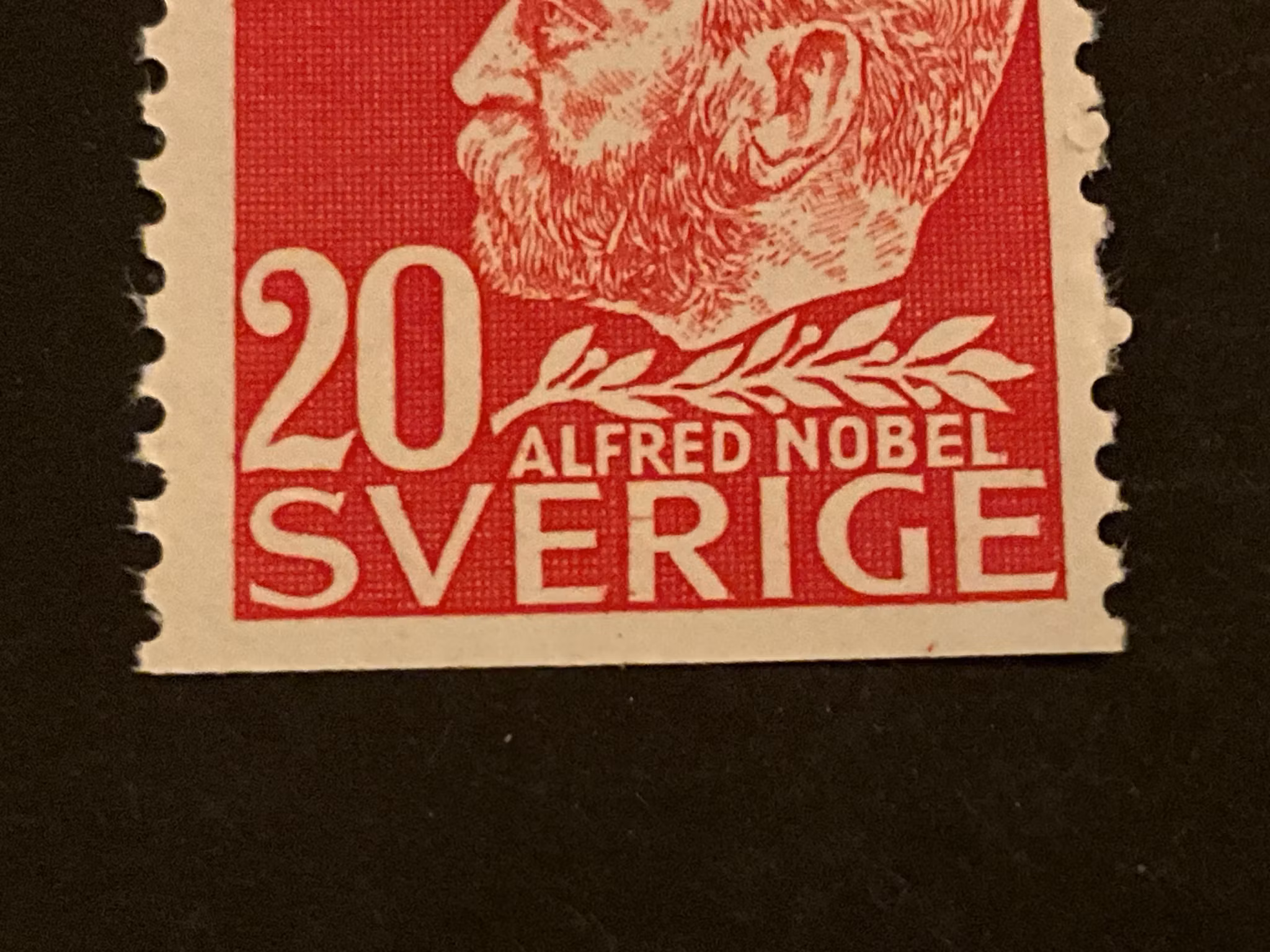Nobel facit 372-373 postfrisk serie, dubbelprägling i R på 372 A